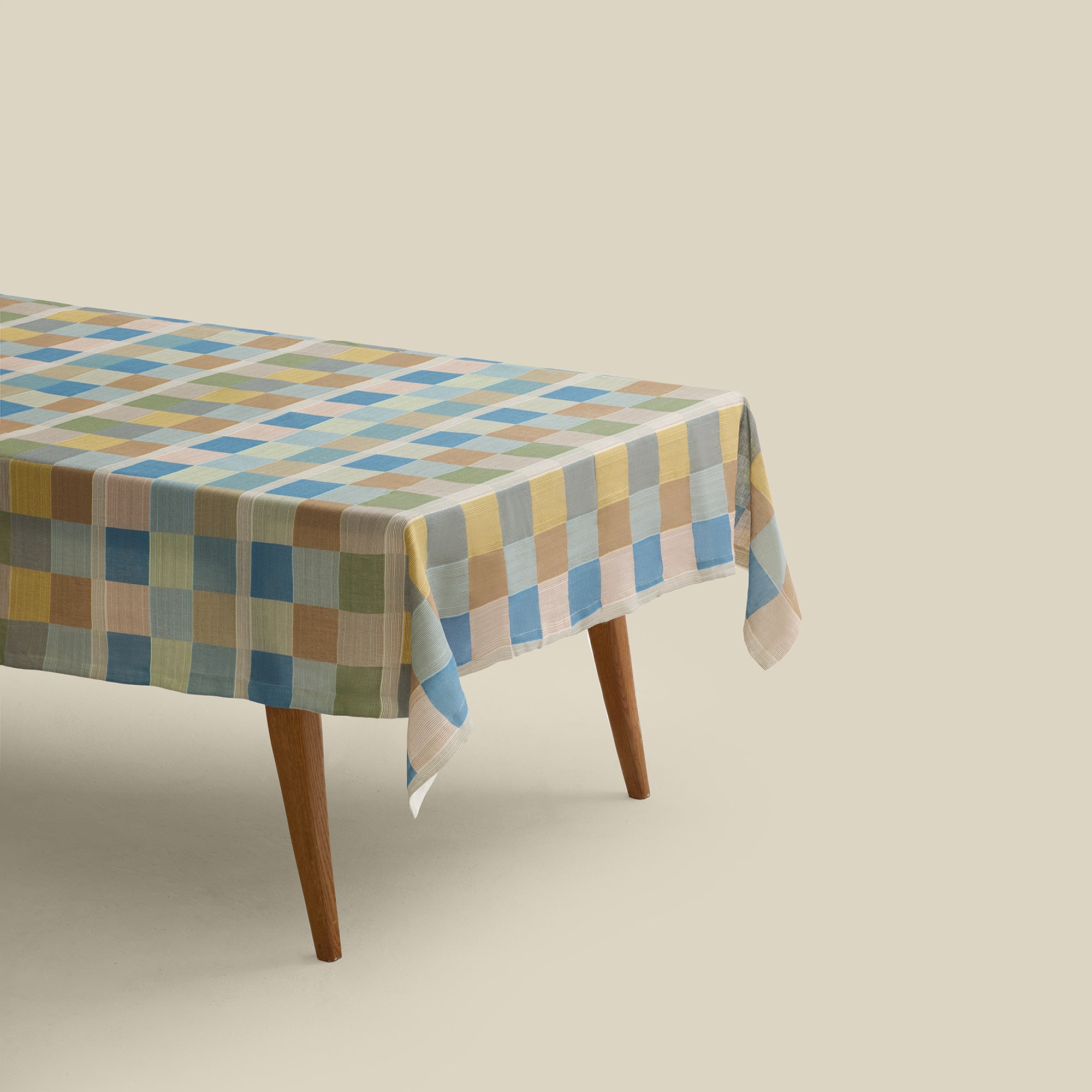 Echoes Linen Tablecloth