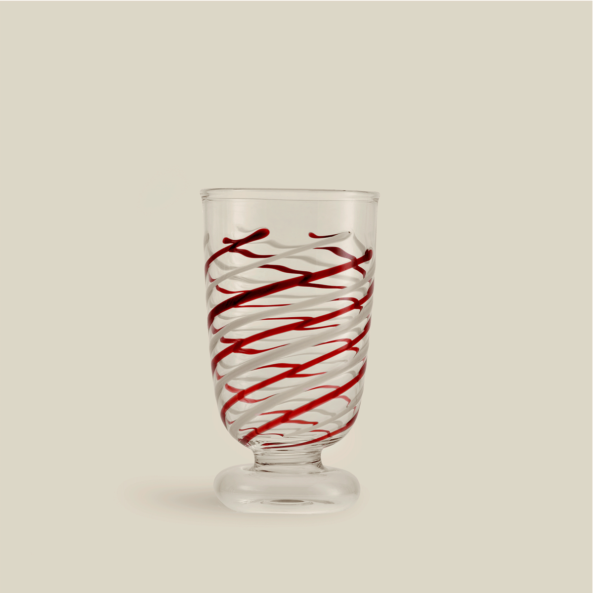 Swirl Hand-Blown Glass Goblet (Set Of 4)