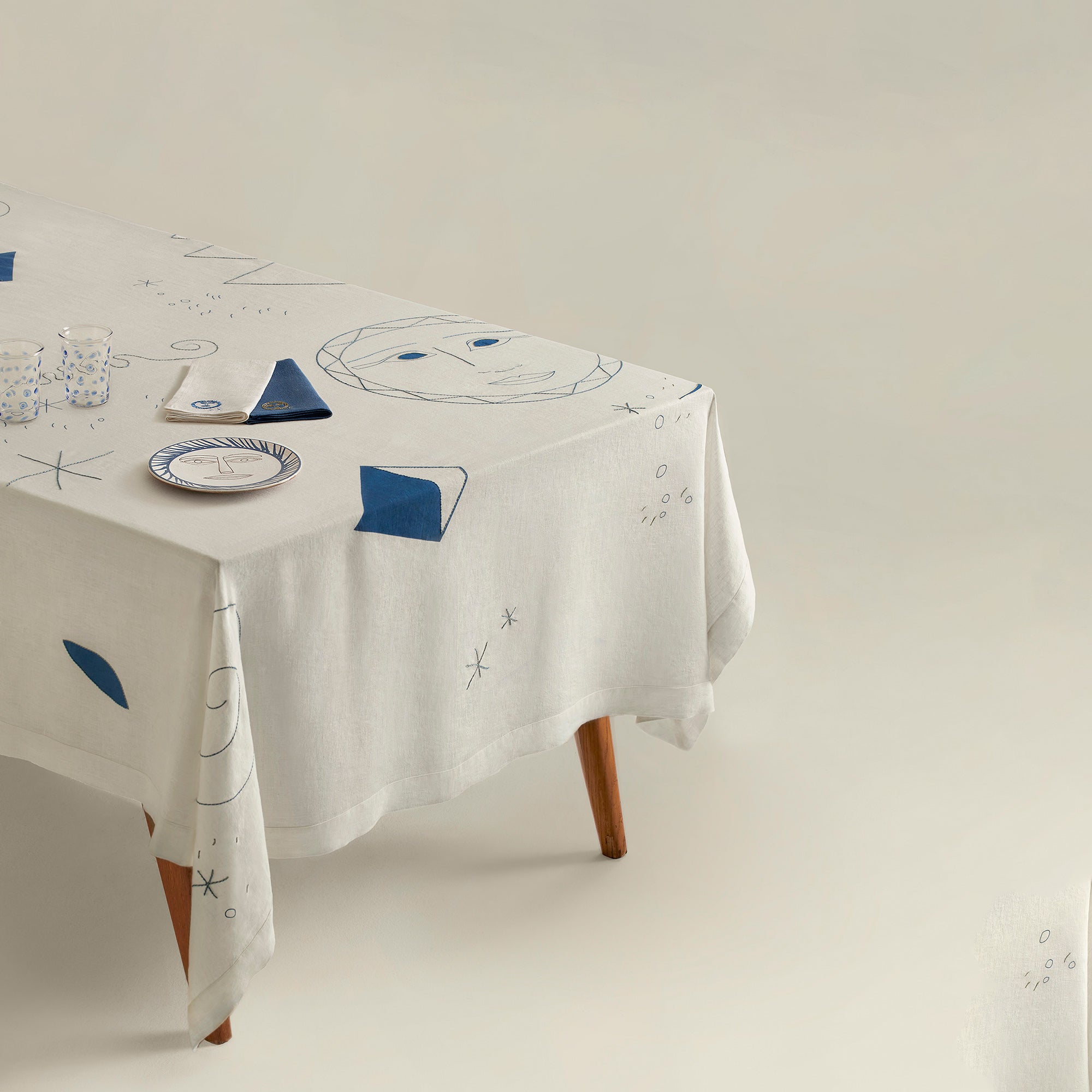 Mr & Mrs Ra Tablecloth