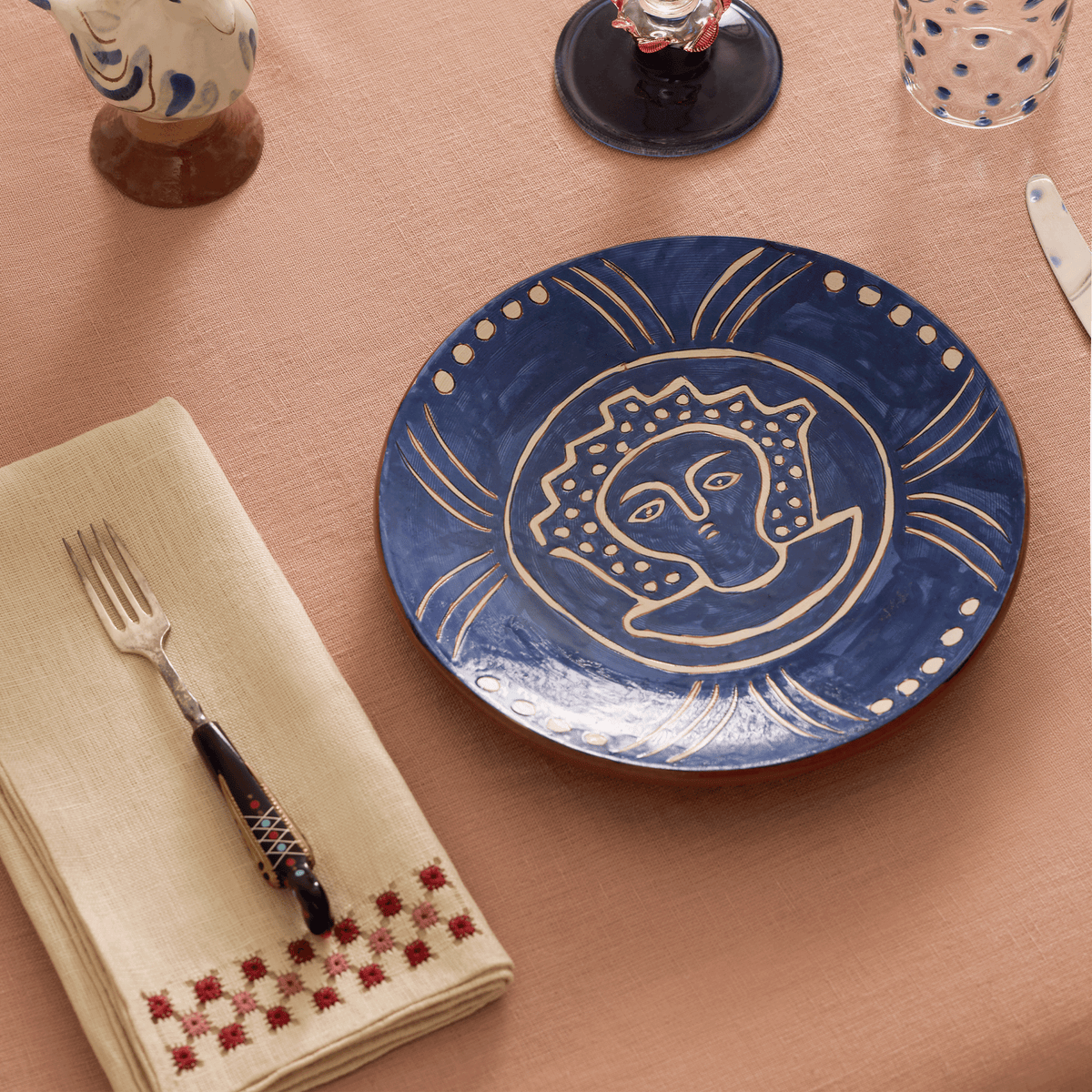 BNDL-Byzantine Hand-Embroidered Linen Napkin