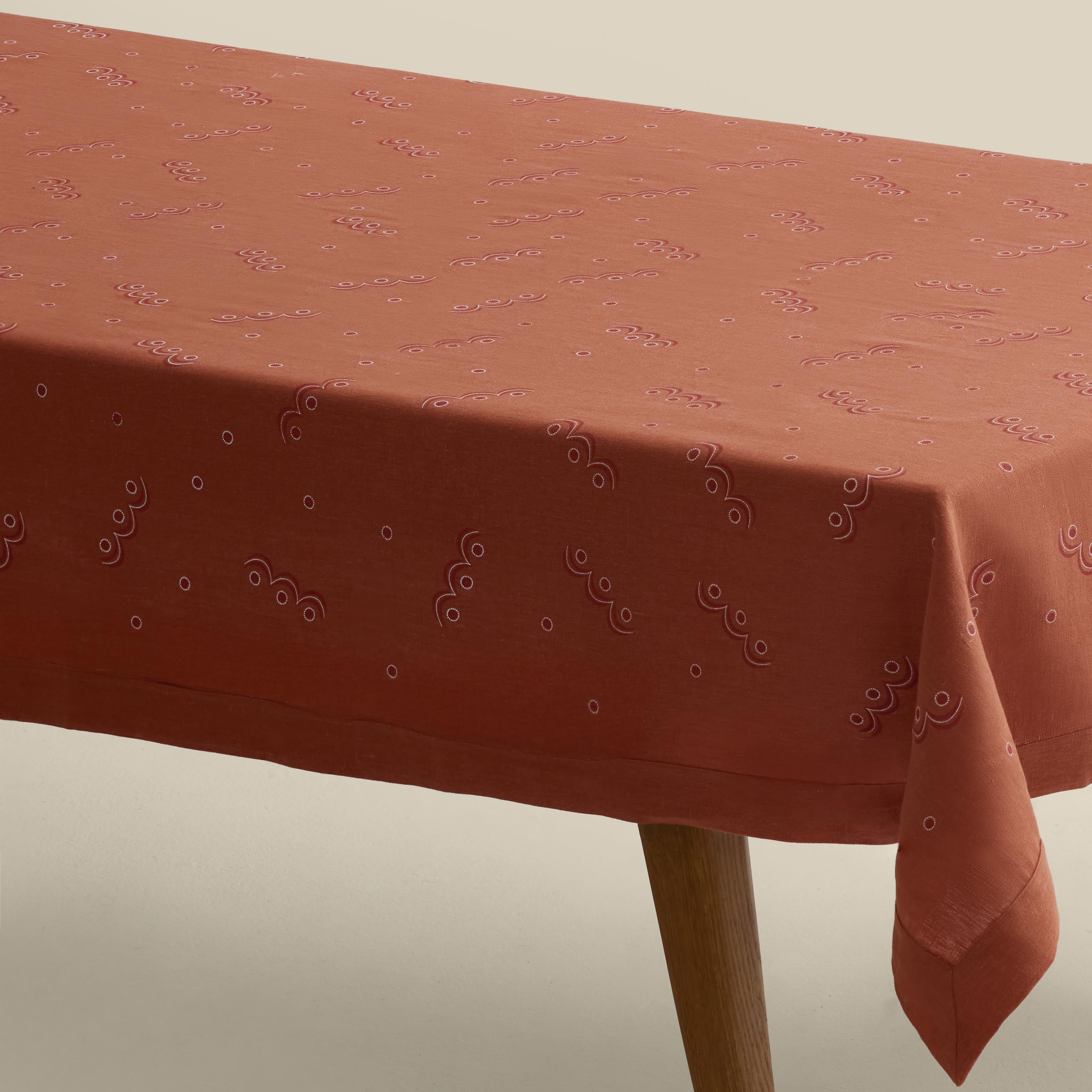 Carousel Linen Tablecloth