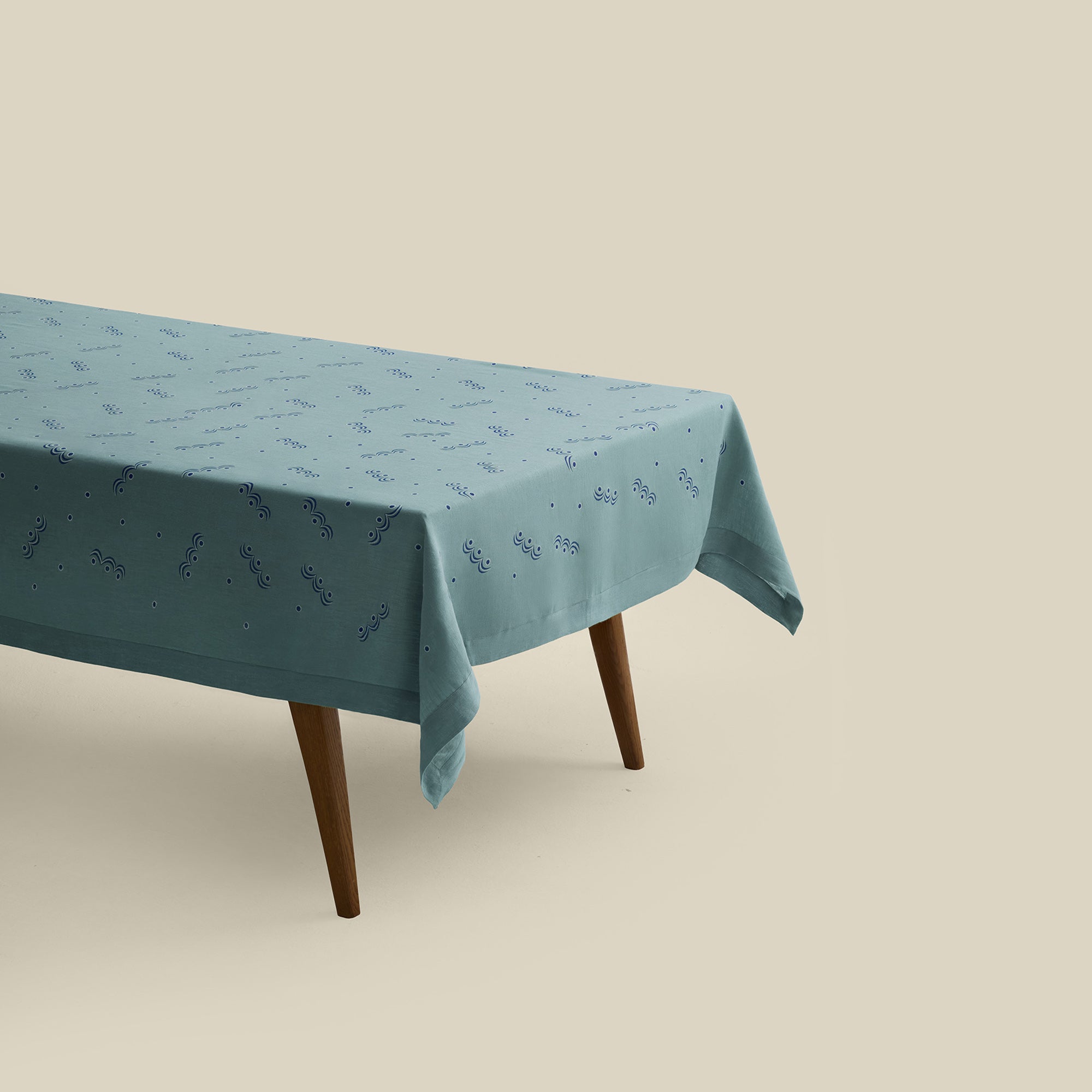 Carousel Linen Tablecloth