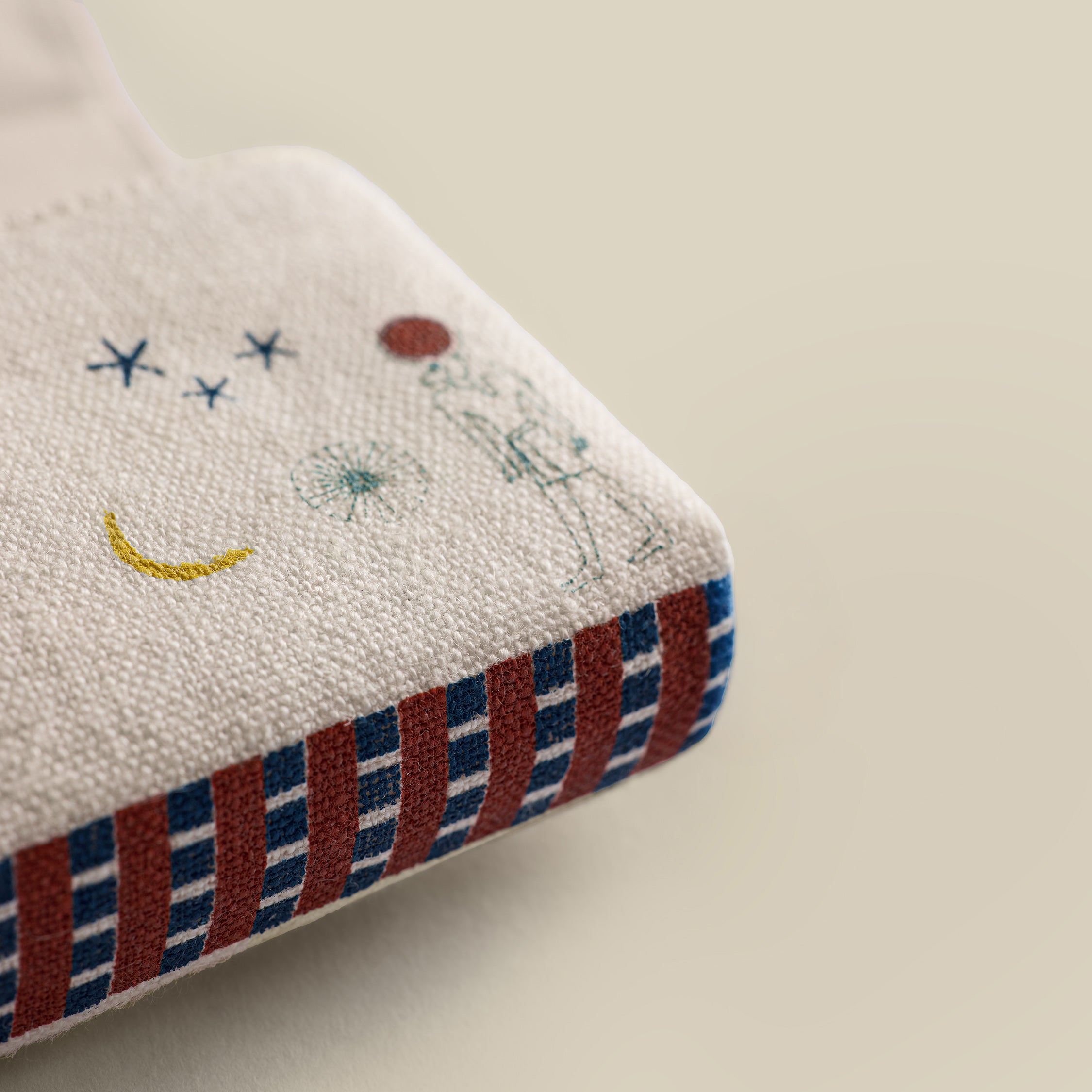 Khufu Playing Cards with Hand-Embroidered Cover