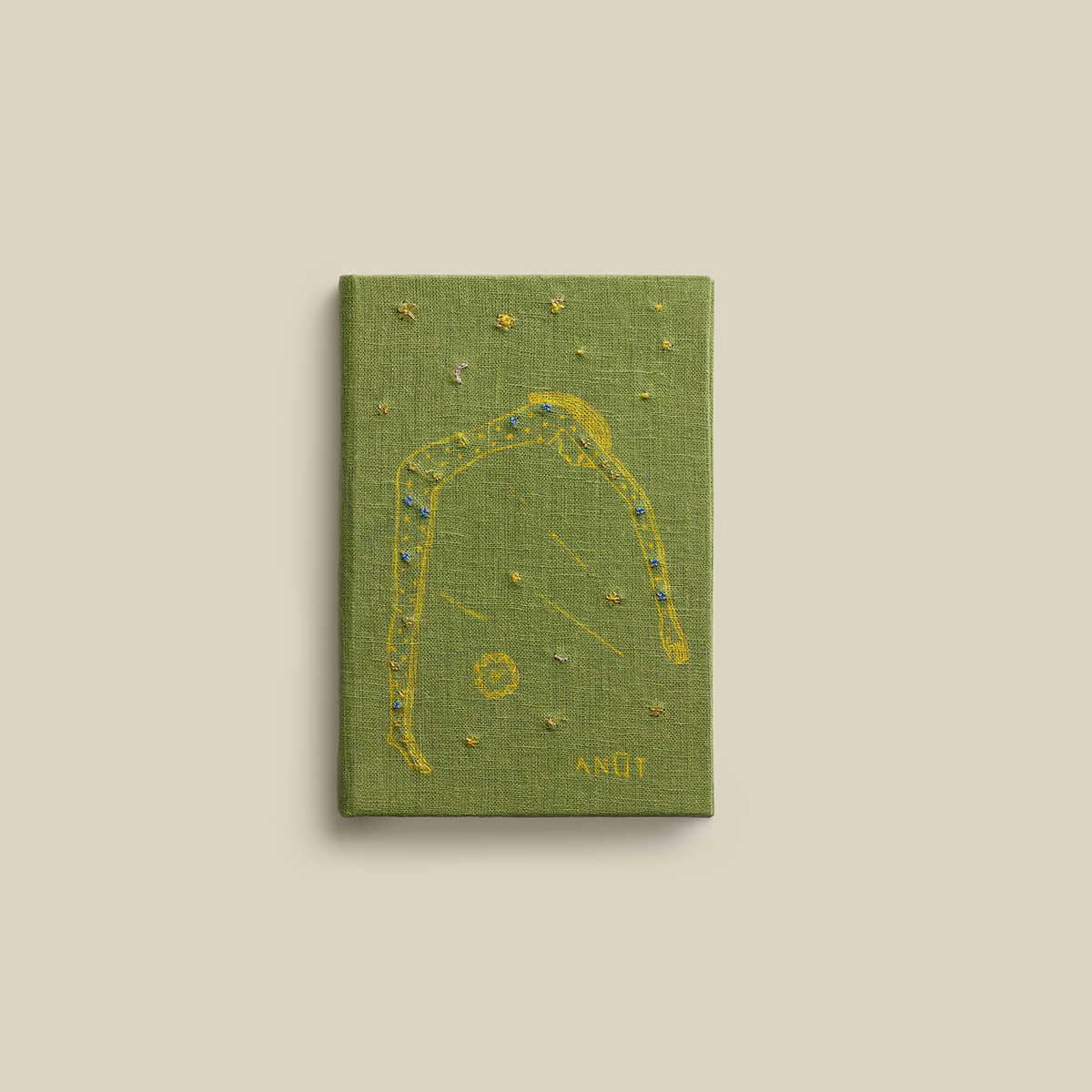 The Nut Notebook with Hand-Embroidered Cover