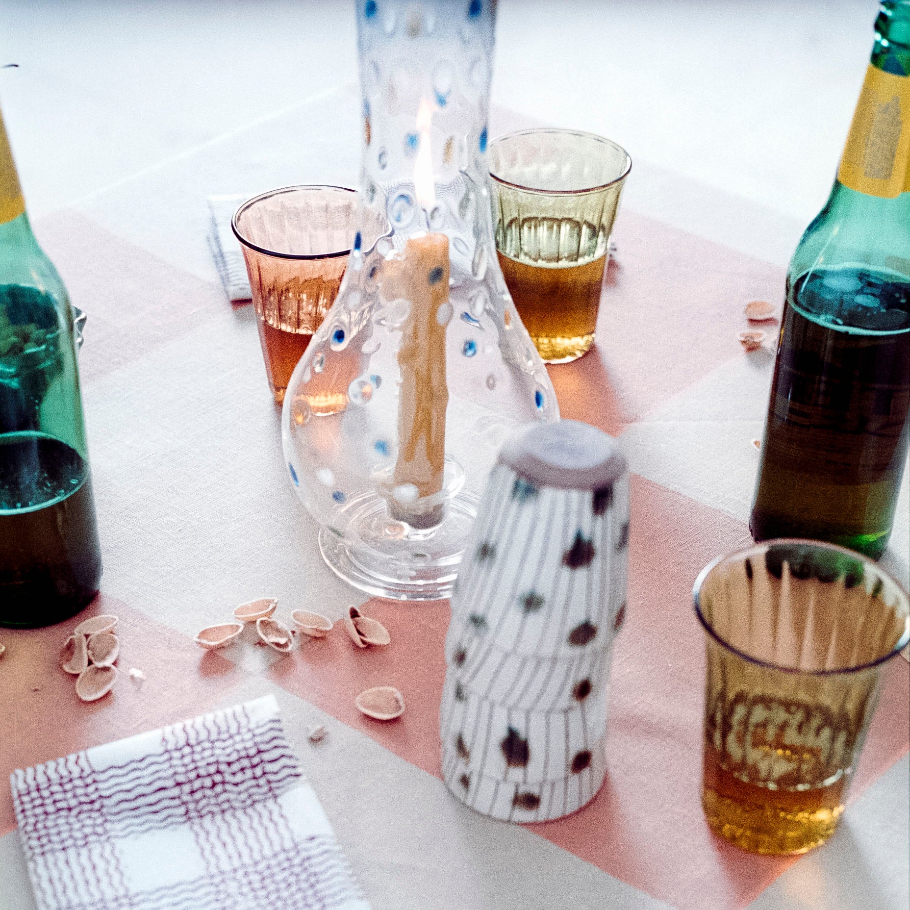 Dotty Hurricane Candle Holder