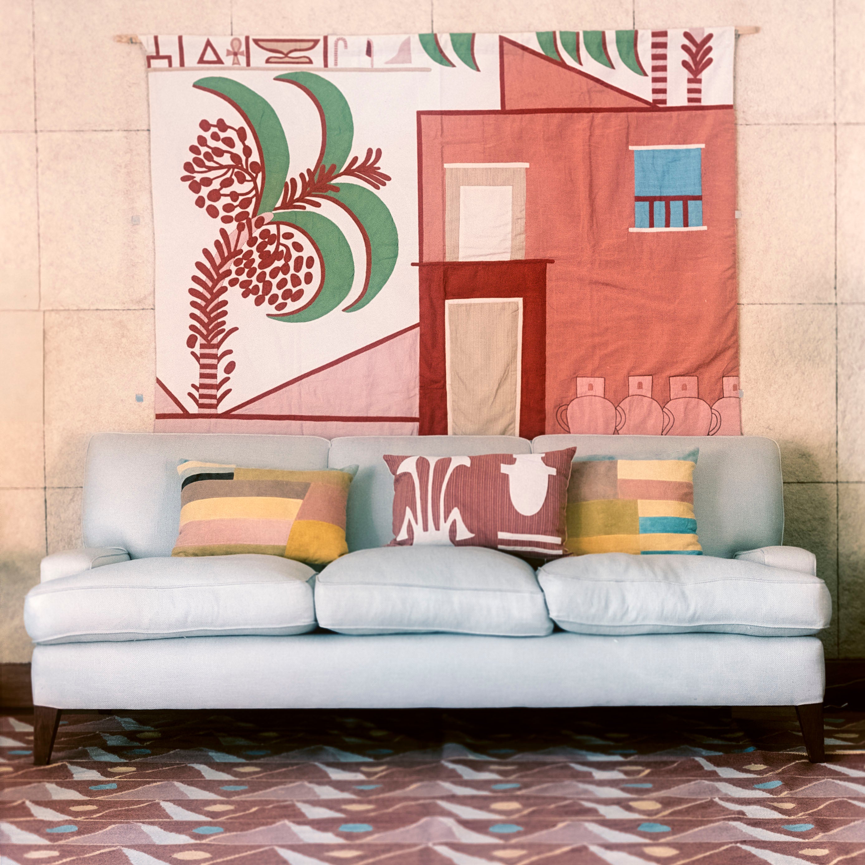 Nile Fields II Cushion Cover