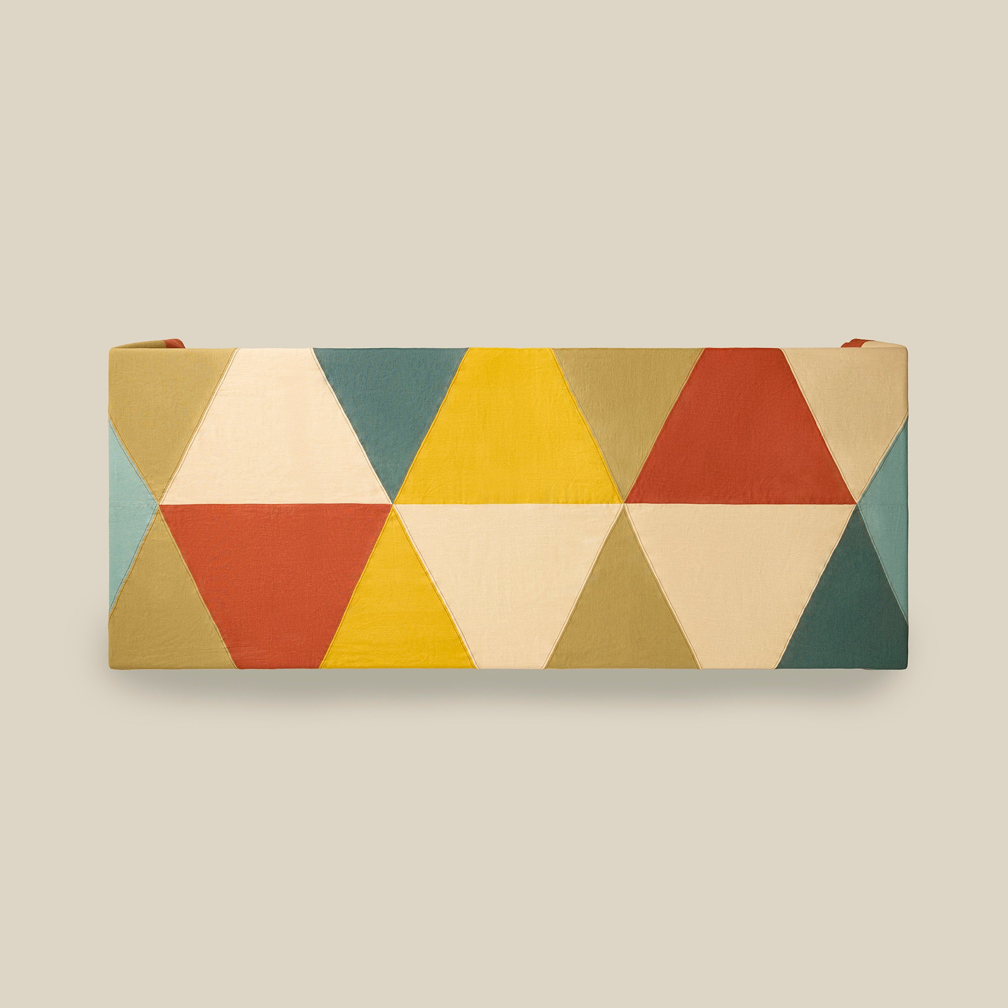 Harlequin Tablecloth in Patchwork Linen