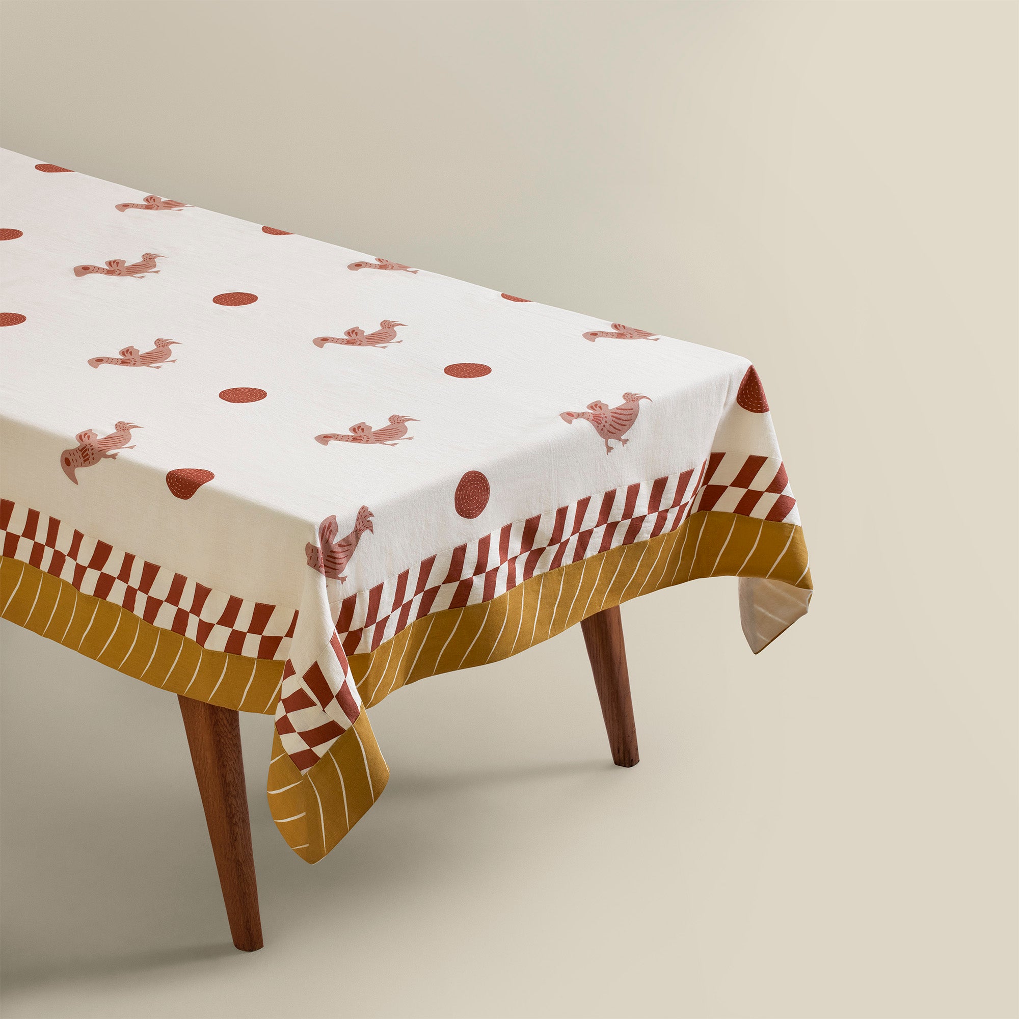 Dotty Bird Tablecloth