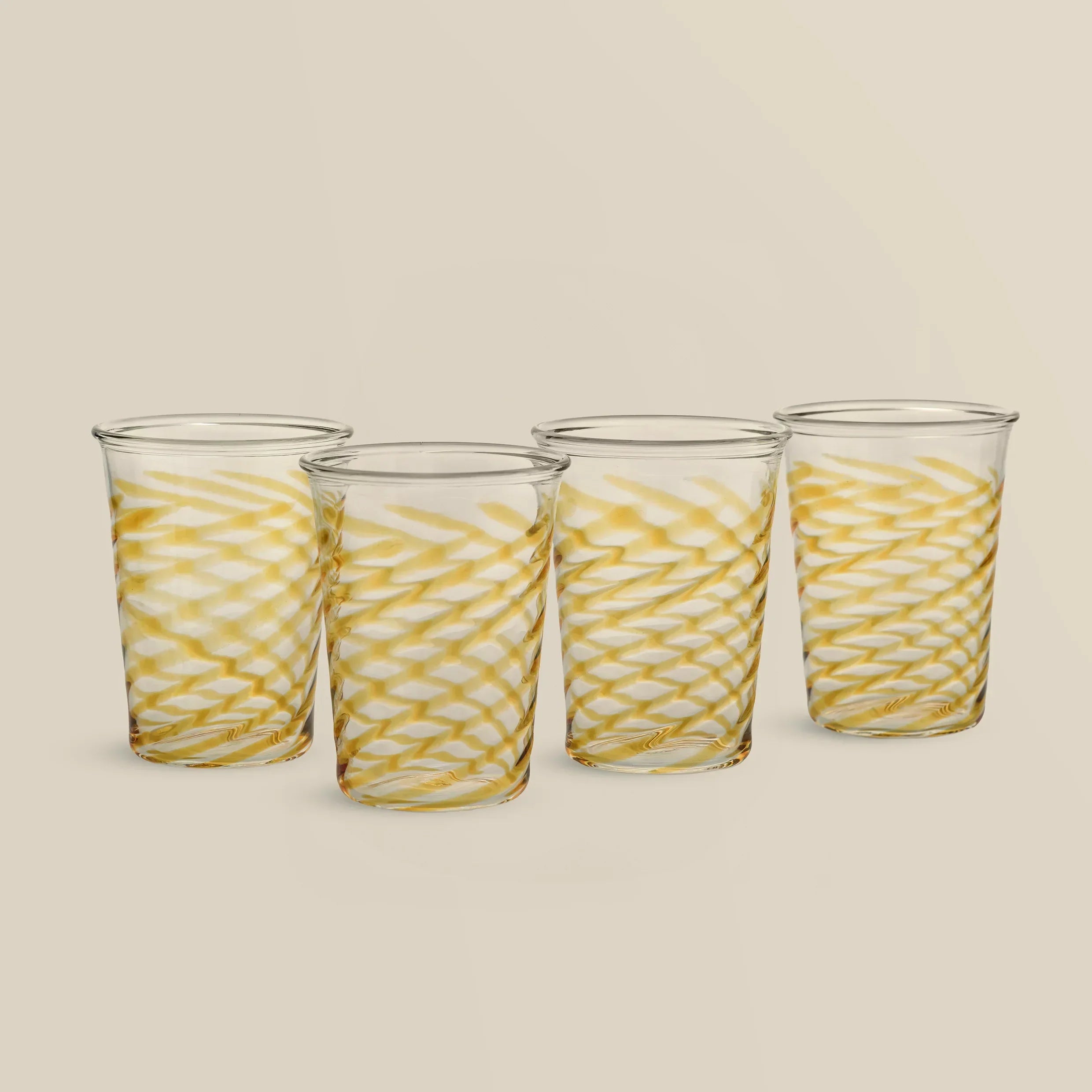 Swirl Glass (Set of 4)