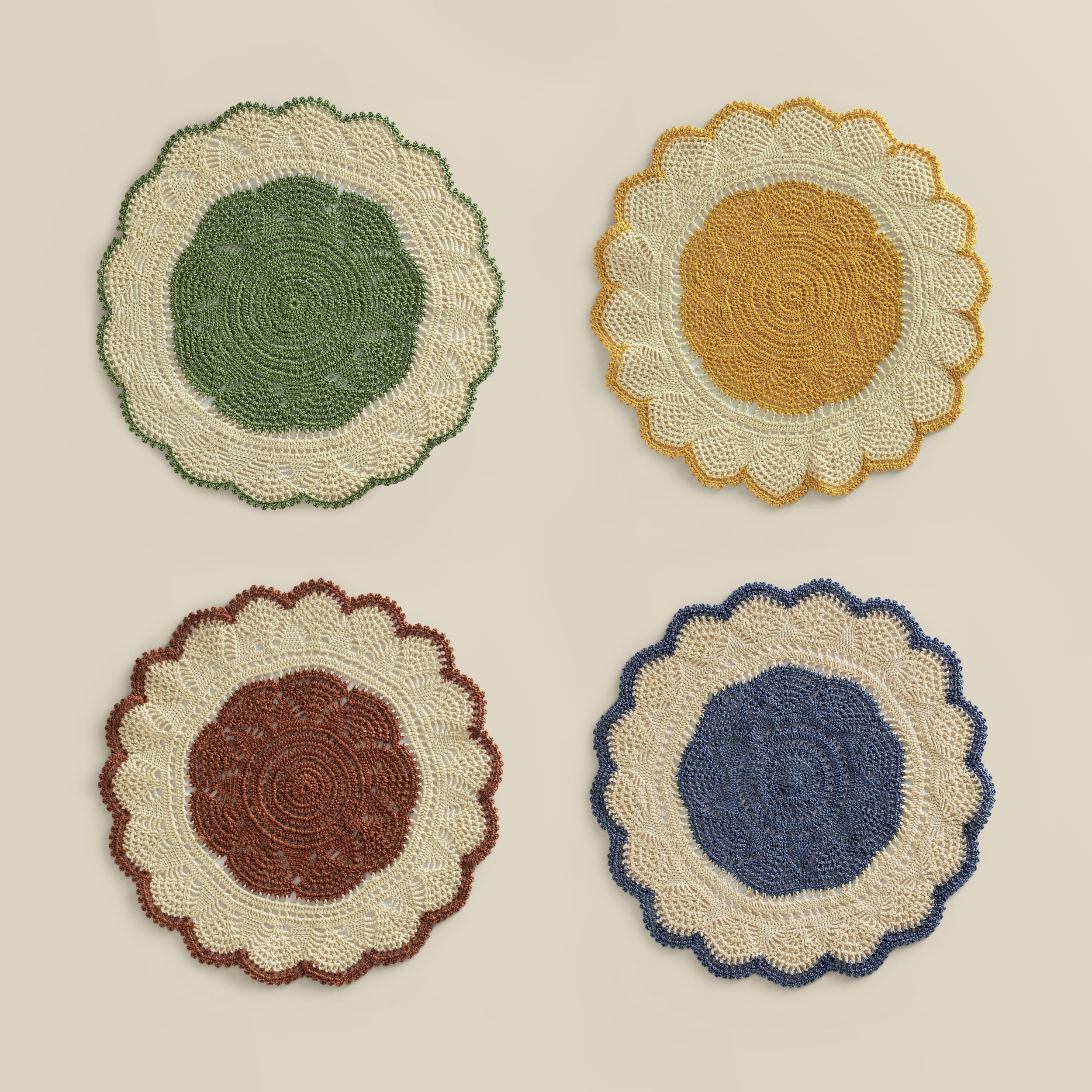 Silsila Round Placemat (Set of 2)