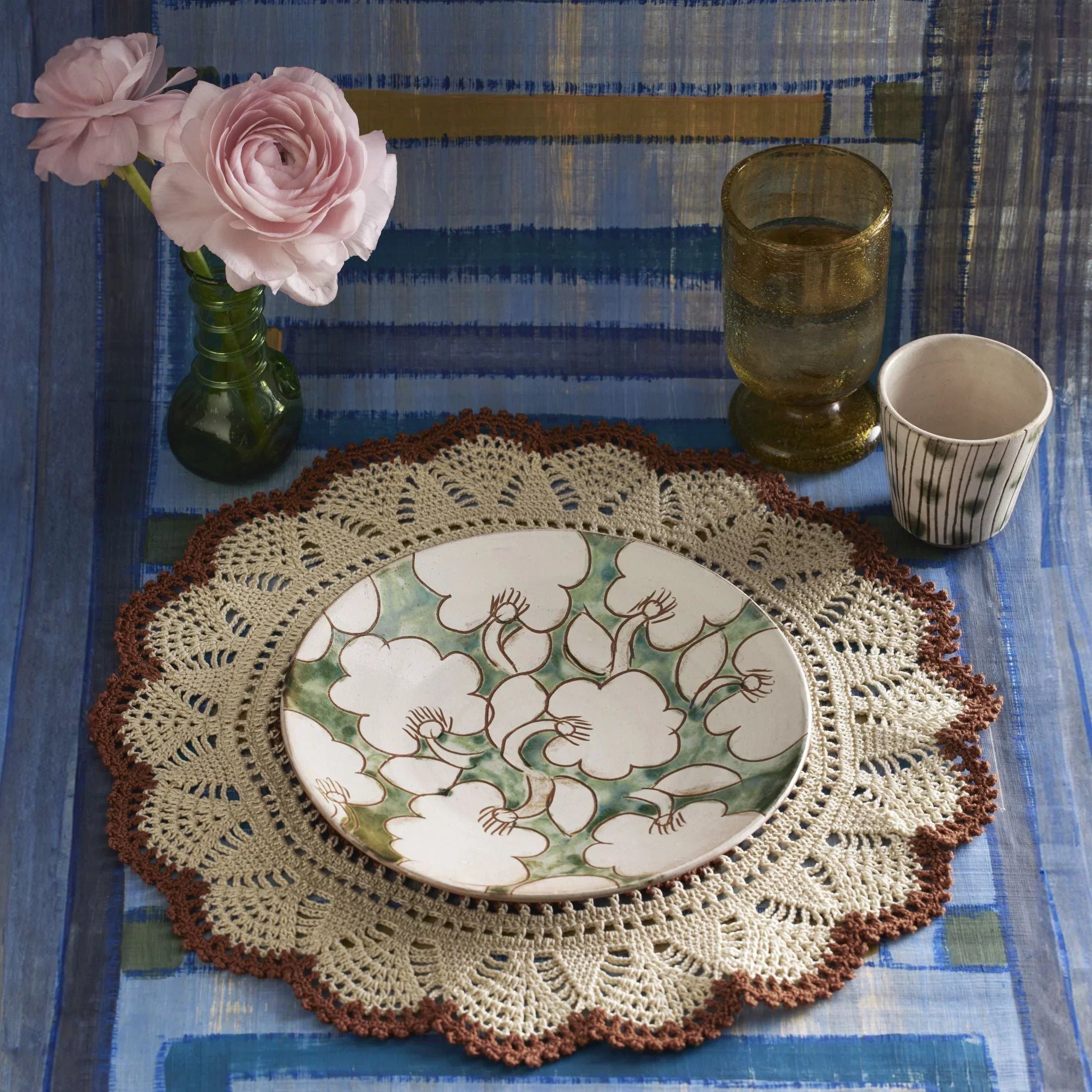 Silsila Round Placemat (Set of 2)