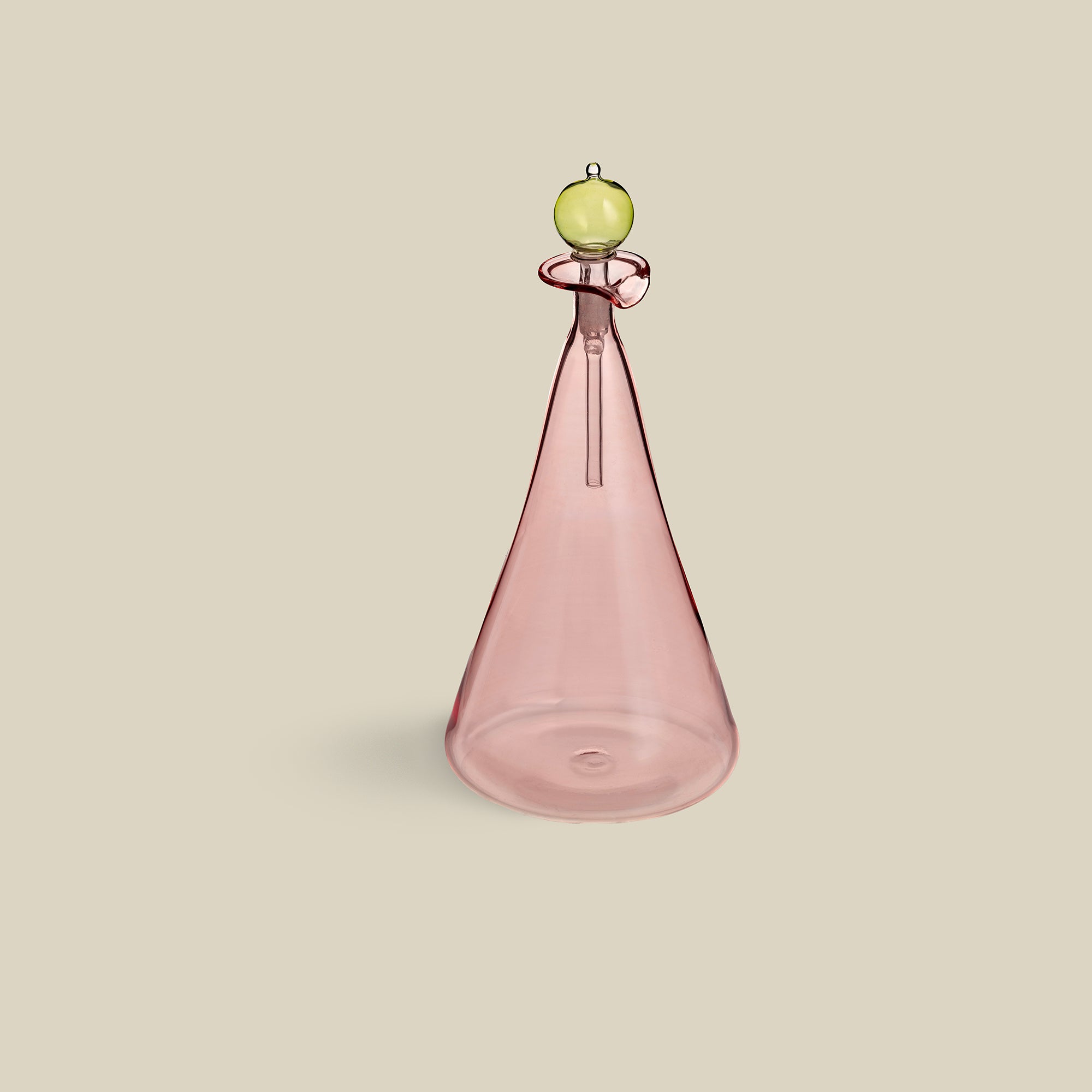 Couple Vinegar & Oil Handblown Flask