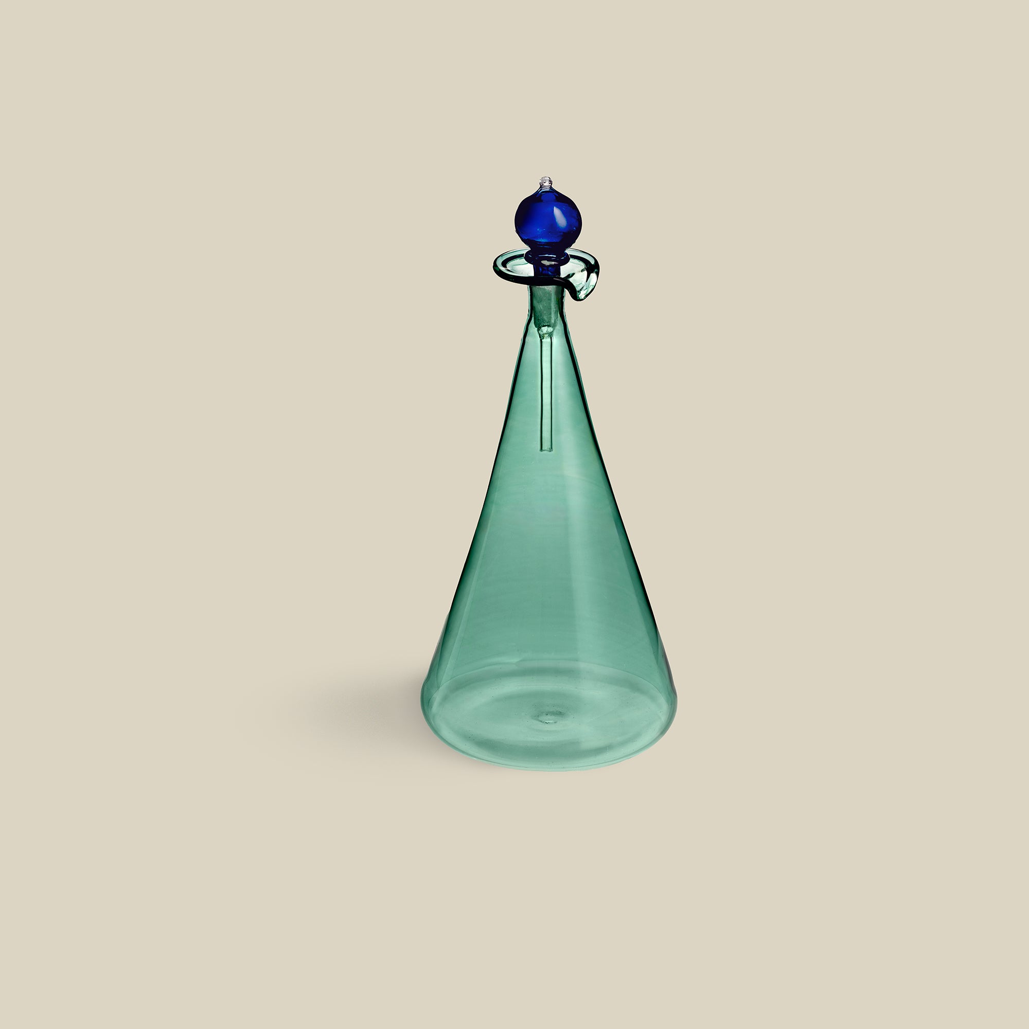 Couple Vinegar & Oil Handblown Flask