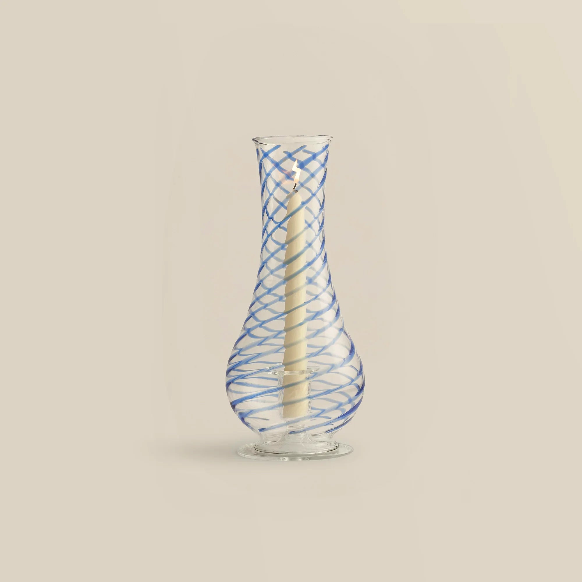 Swirly Hurricane Candle Holder