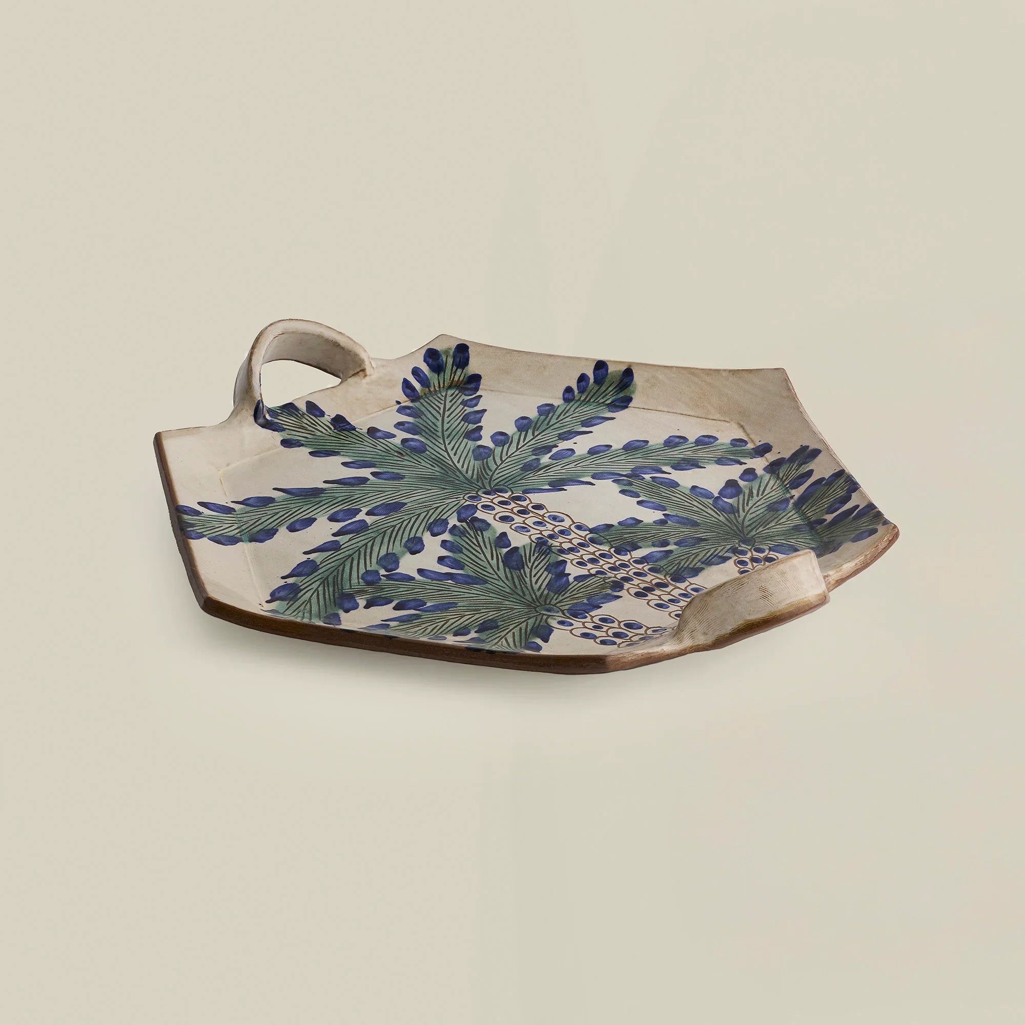 Palm Trio Hexagon Tray