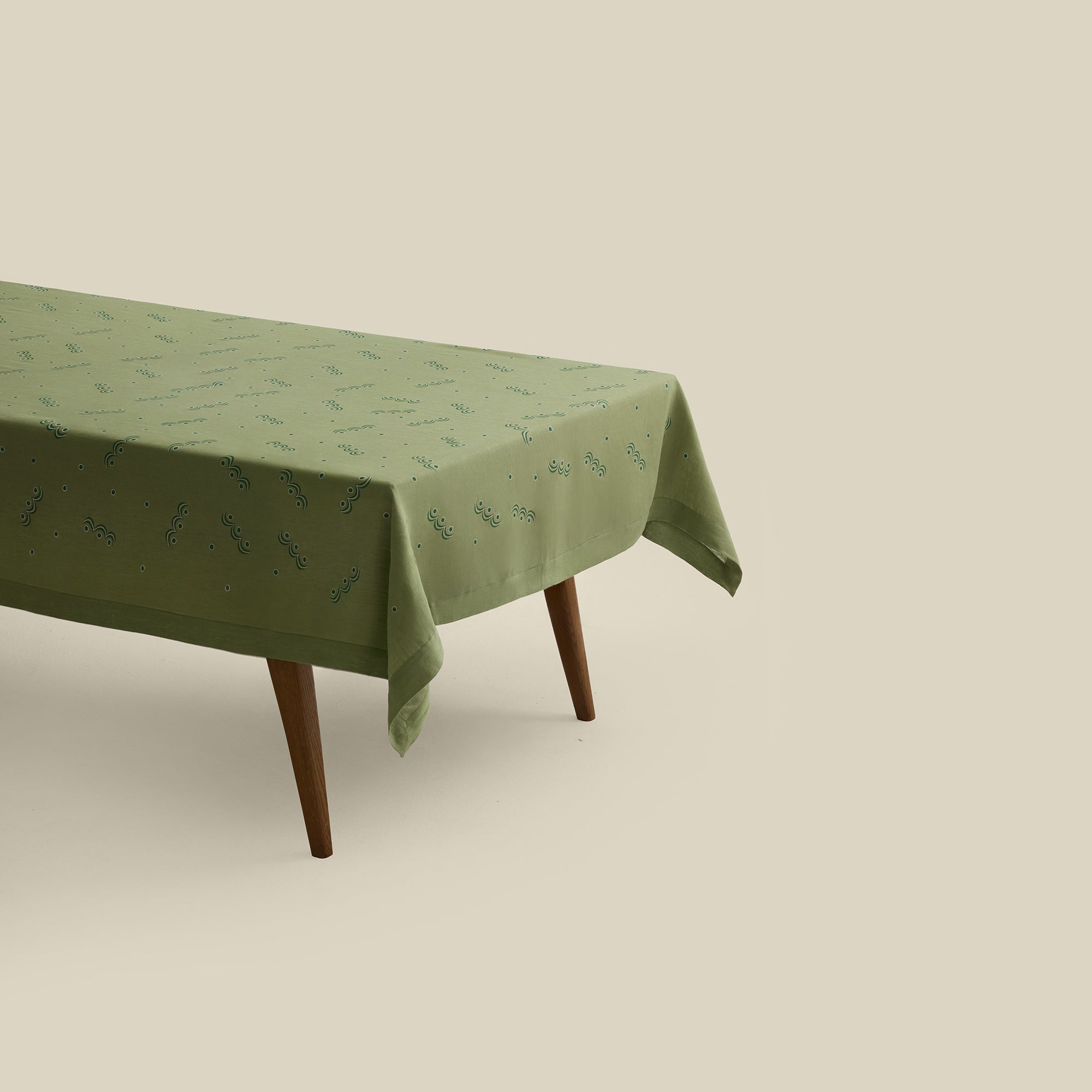 Carousel Linen Tablecloth