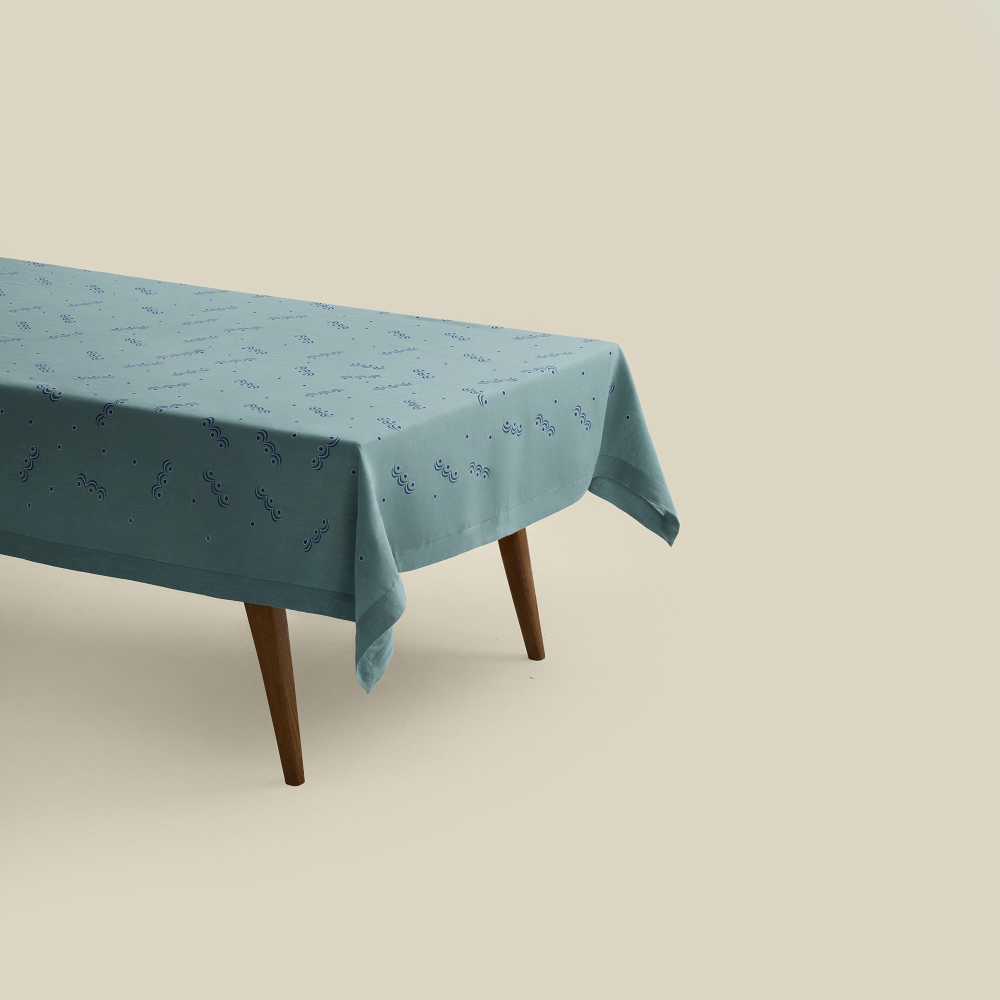 Carousel Linen Tablecloth