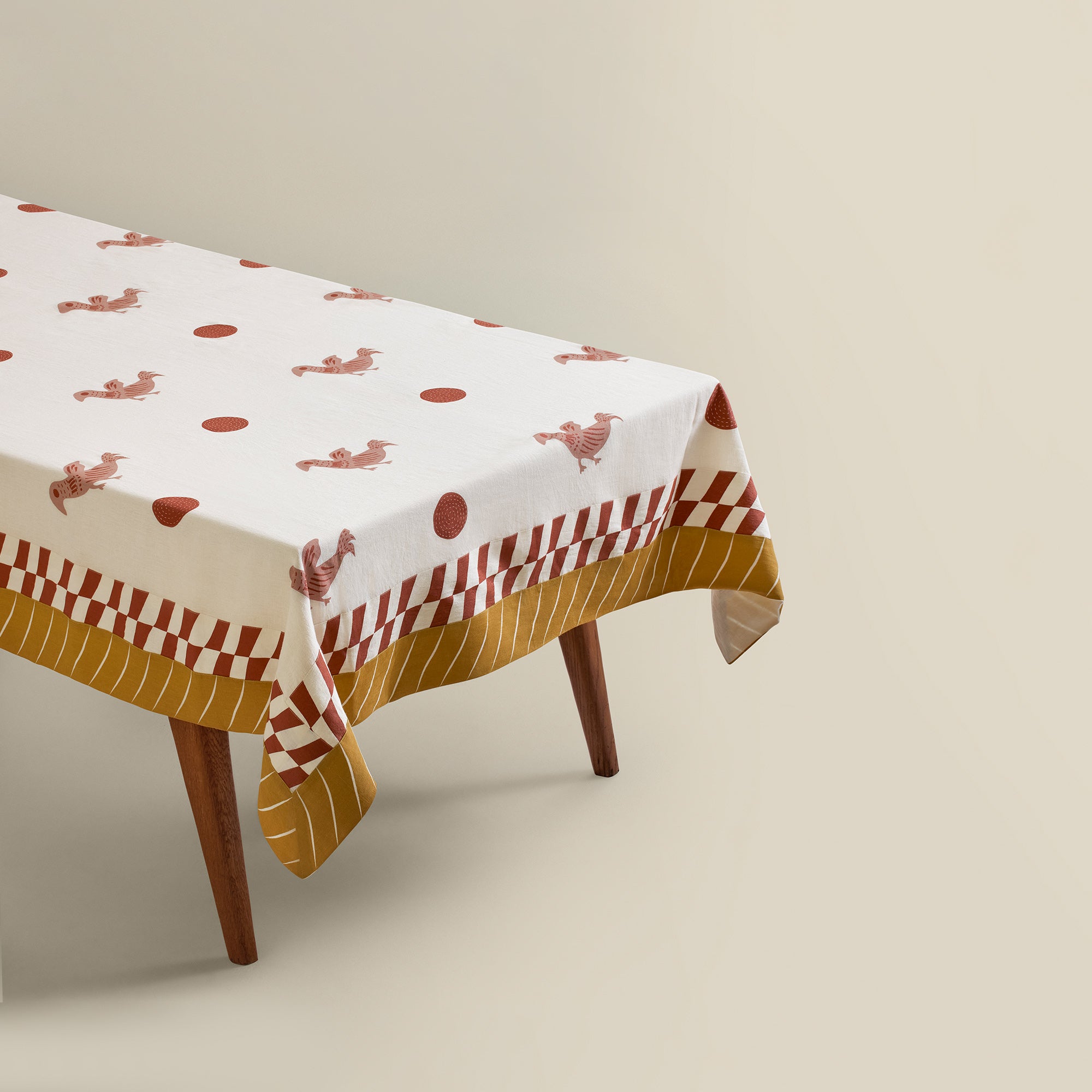 Dotty Bird Tablecloth