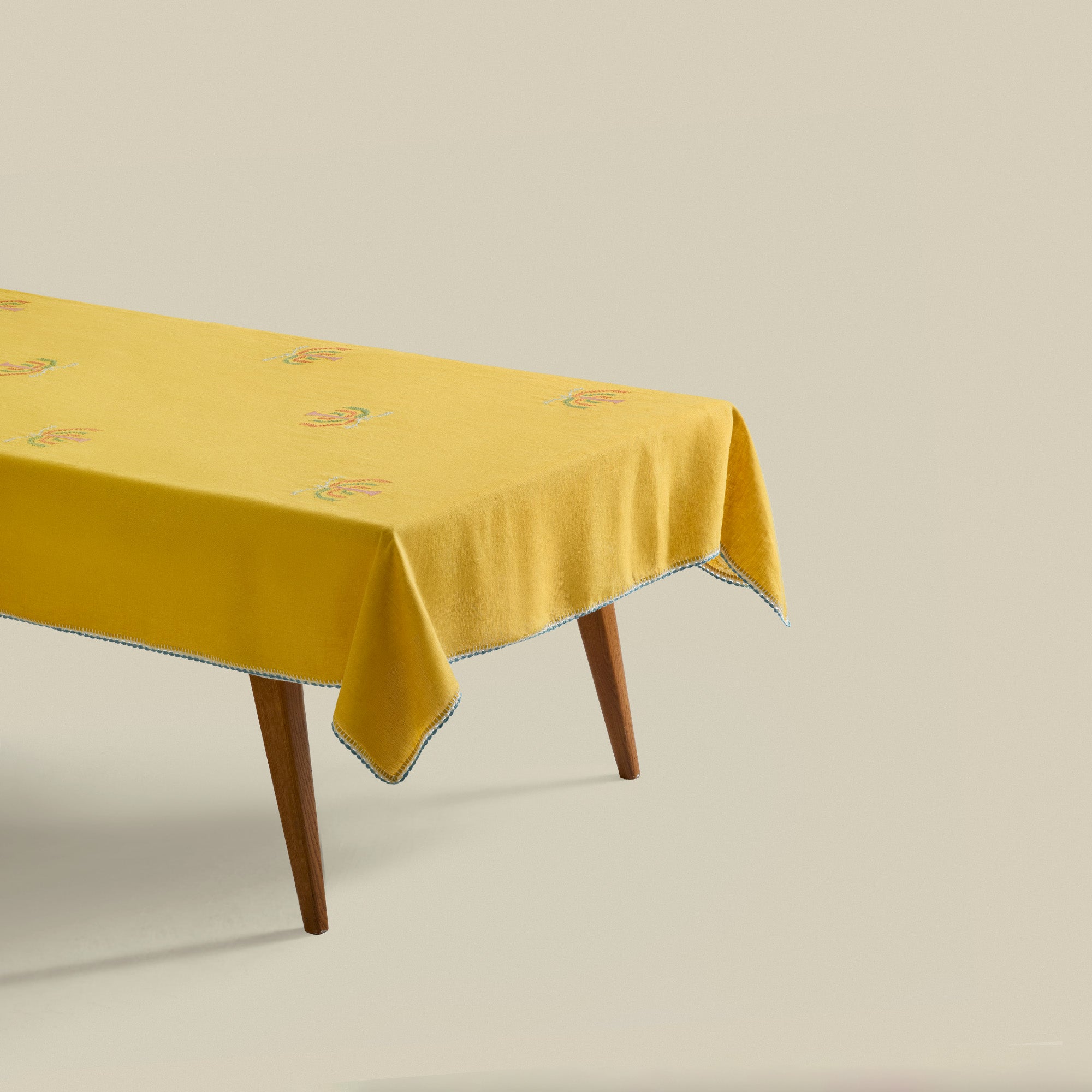 Royal Palm Tablecloth Amber