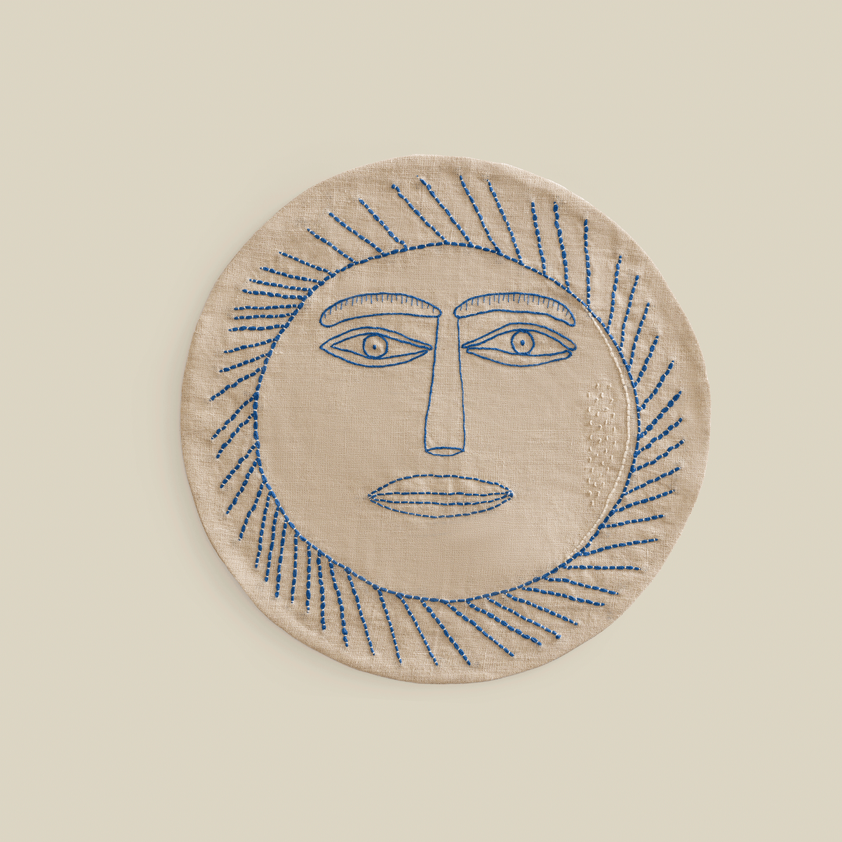 Mr Ra Hand-Embroidered Linen Placemat (Set Of 2)