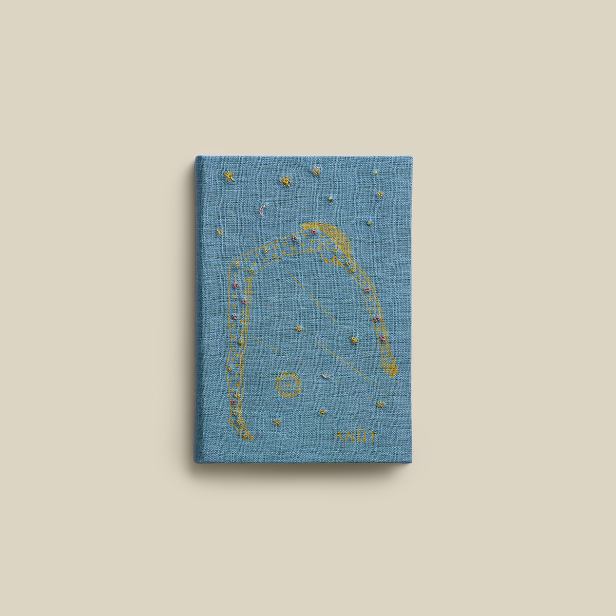 The Nut Notebook with Hand-Embroidered Cover