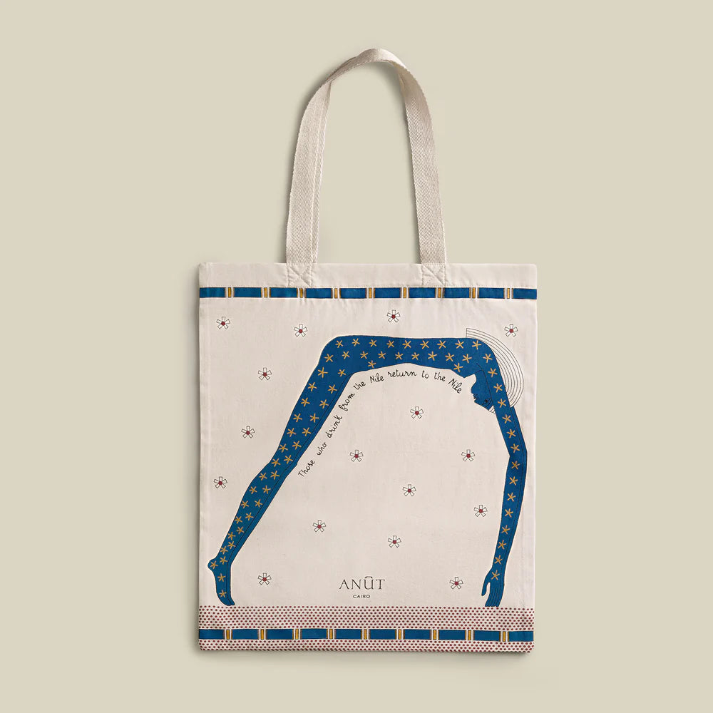 The Nut Hand-Printed Cotton Tote Bag