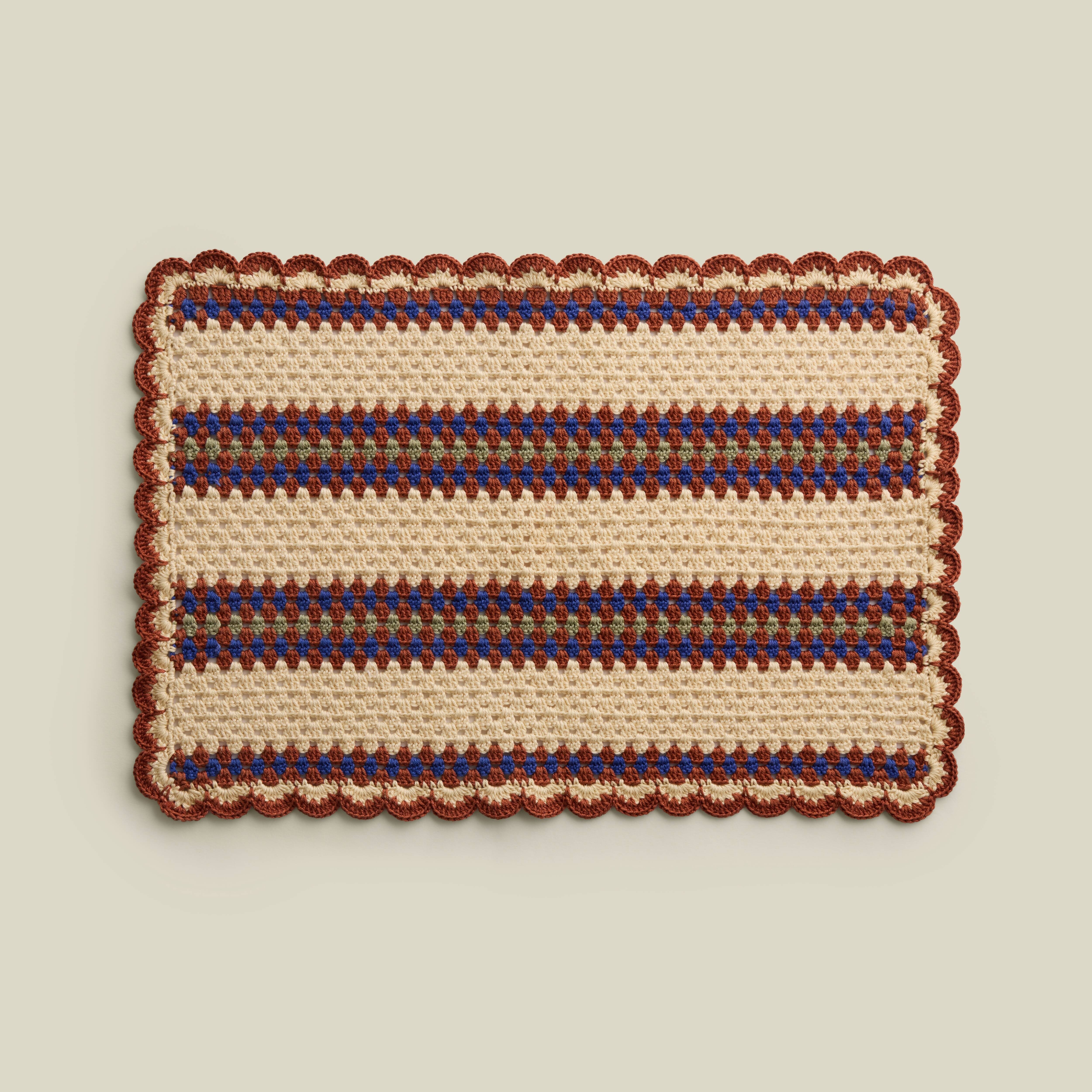 Ramses Hand-Crocheted Placemat (Set of 2)