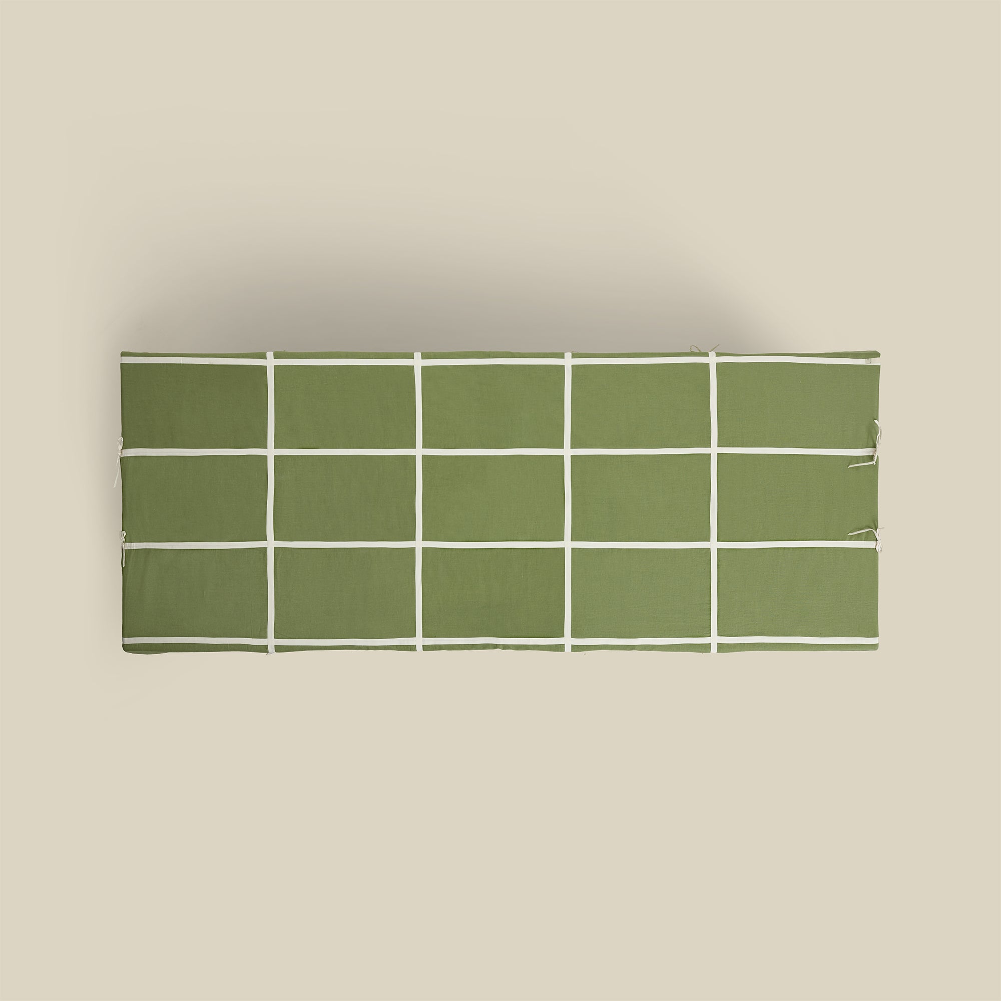 Tie Me Up Appliqué Linen Tablecloth