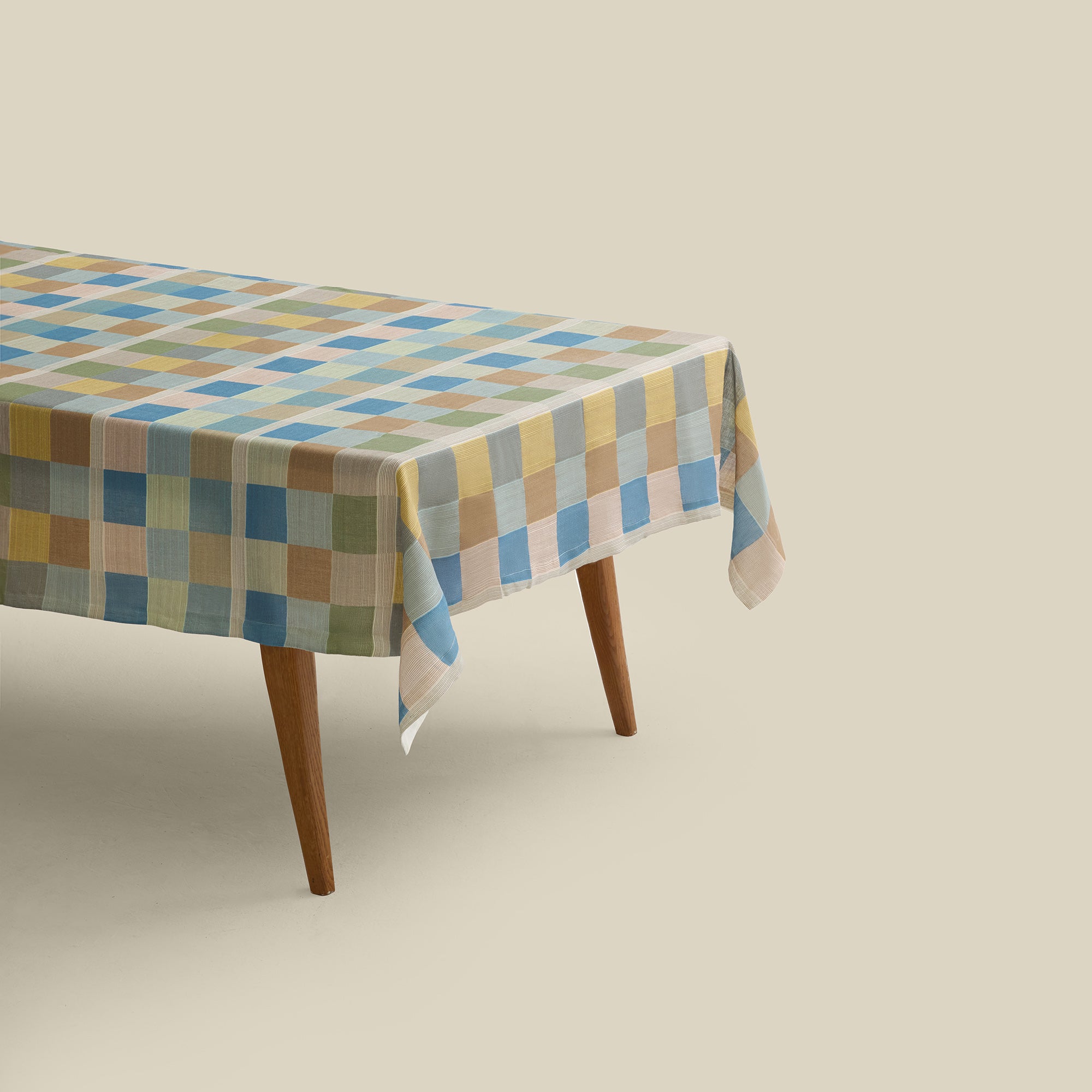Echoes Linen Tablecloth