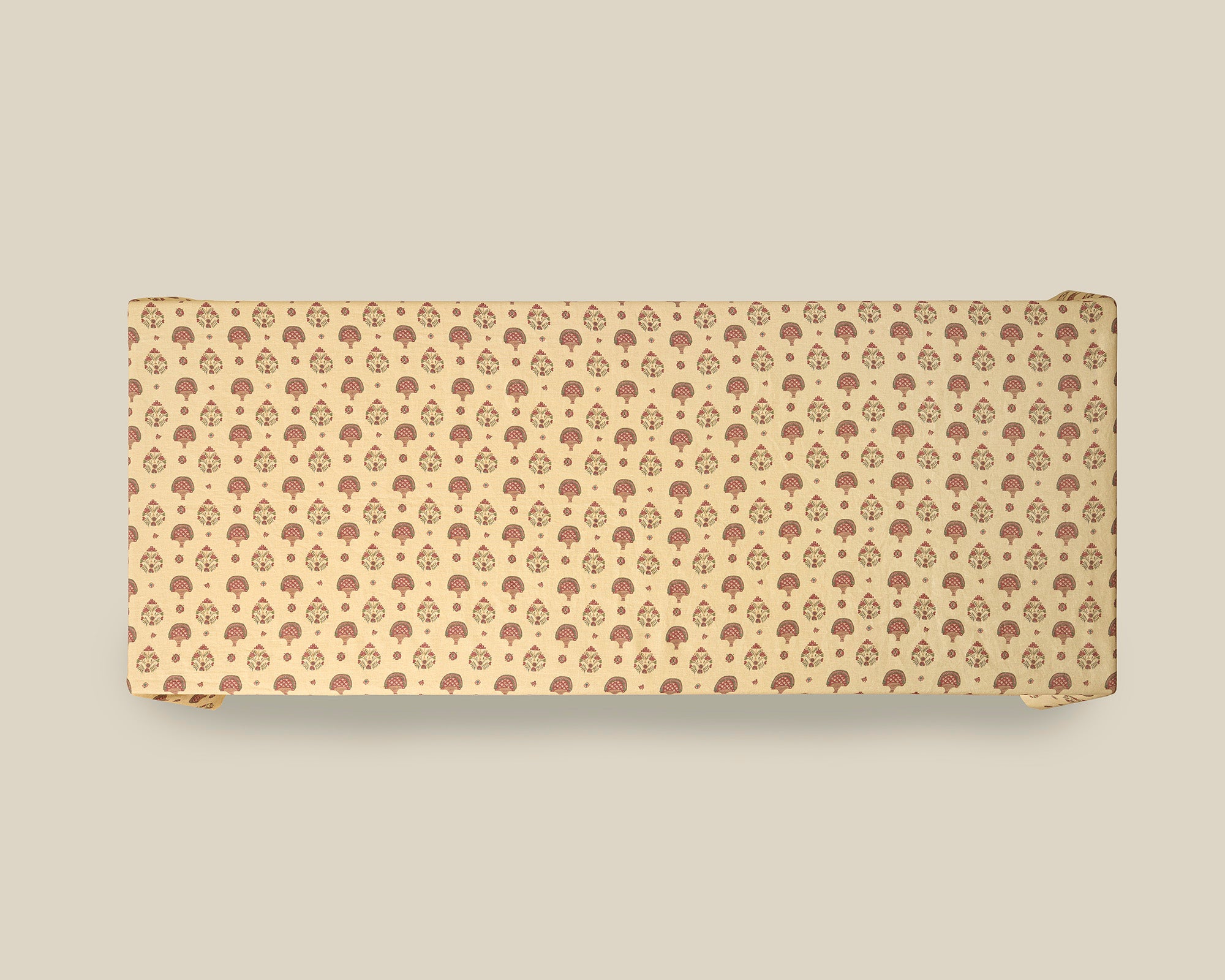 Coptic Flowers Linen Tablecloth