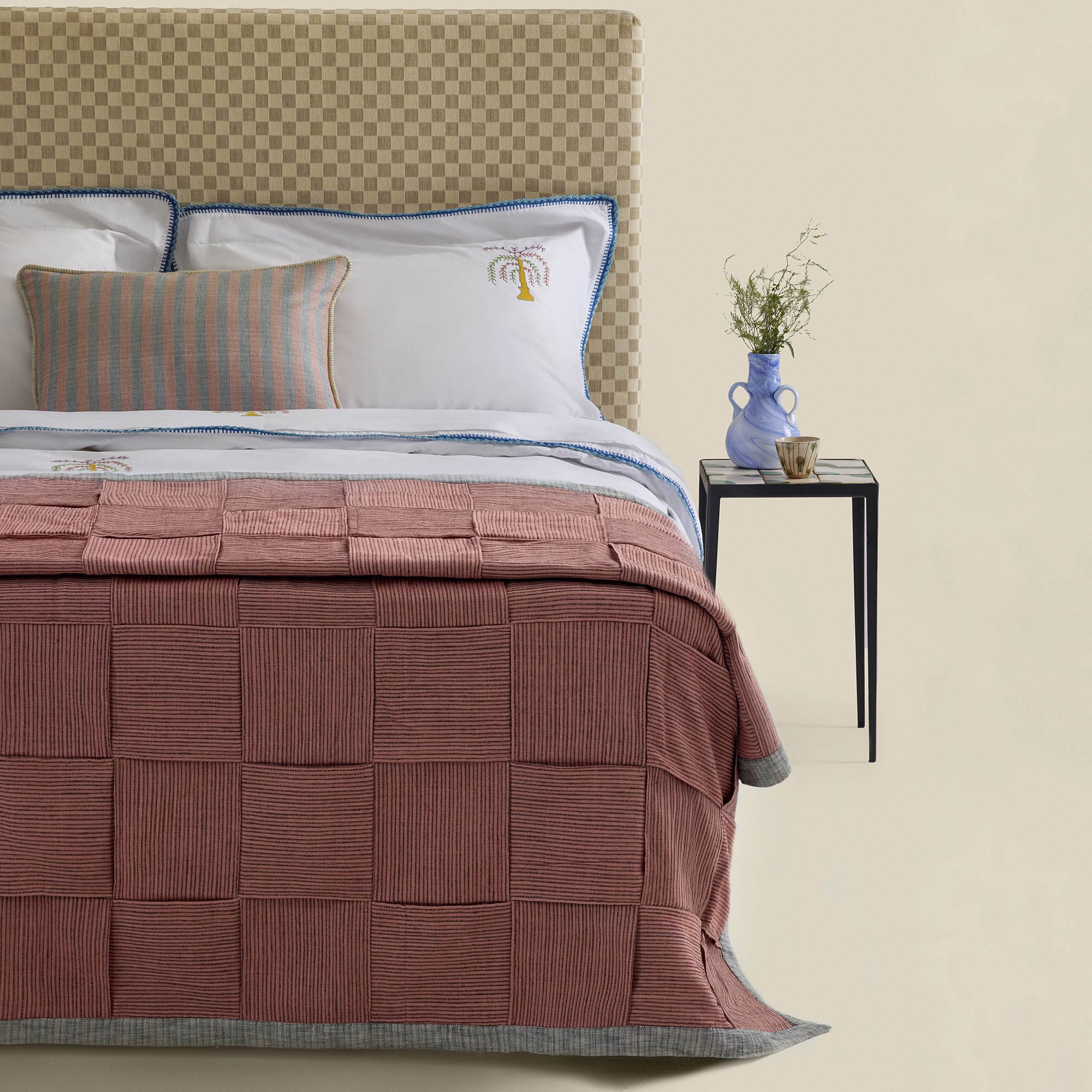 Ripple Akhmim Bed Cover