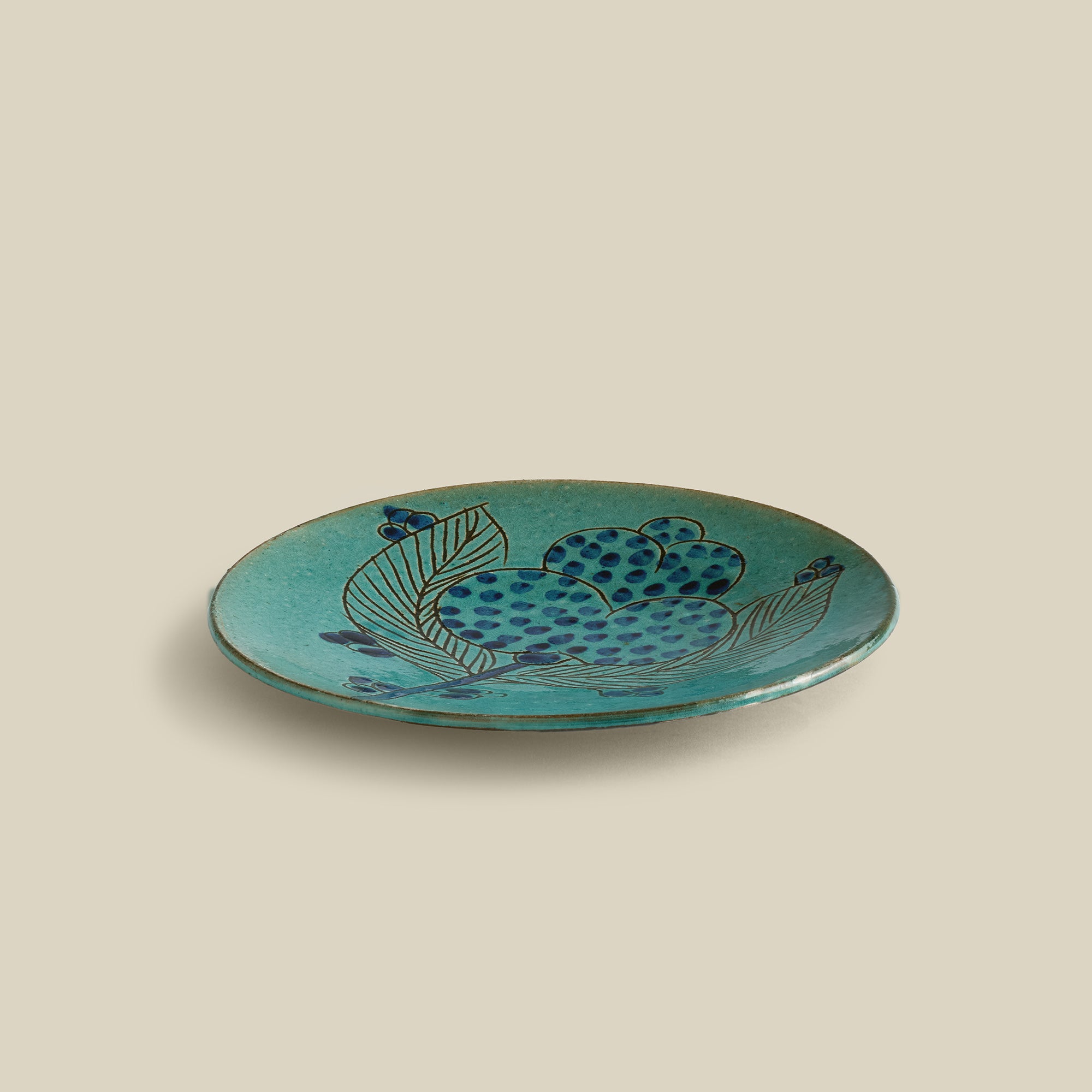 Blue Flower Dessert Plate (Set of 2)