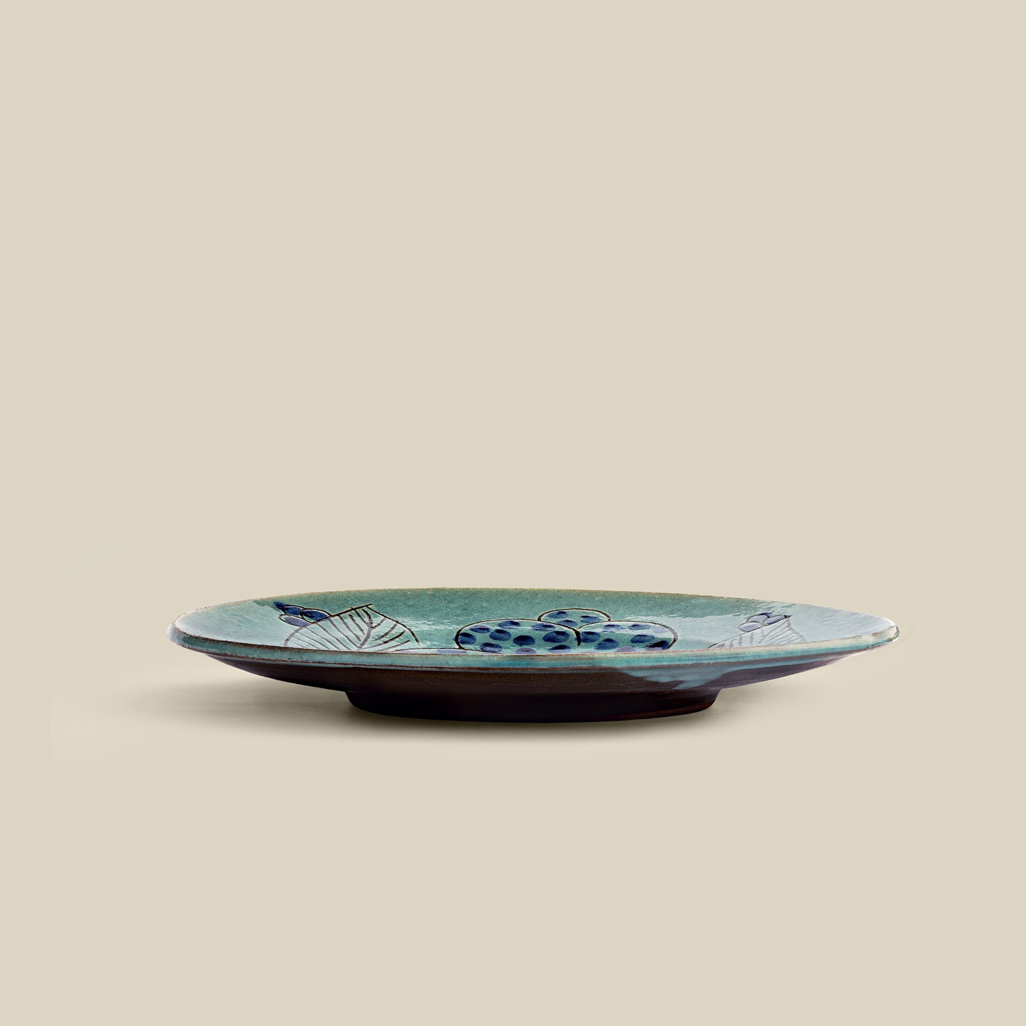 Blue Flower Dessert Plate (Set of 2)