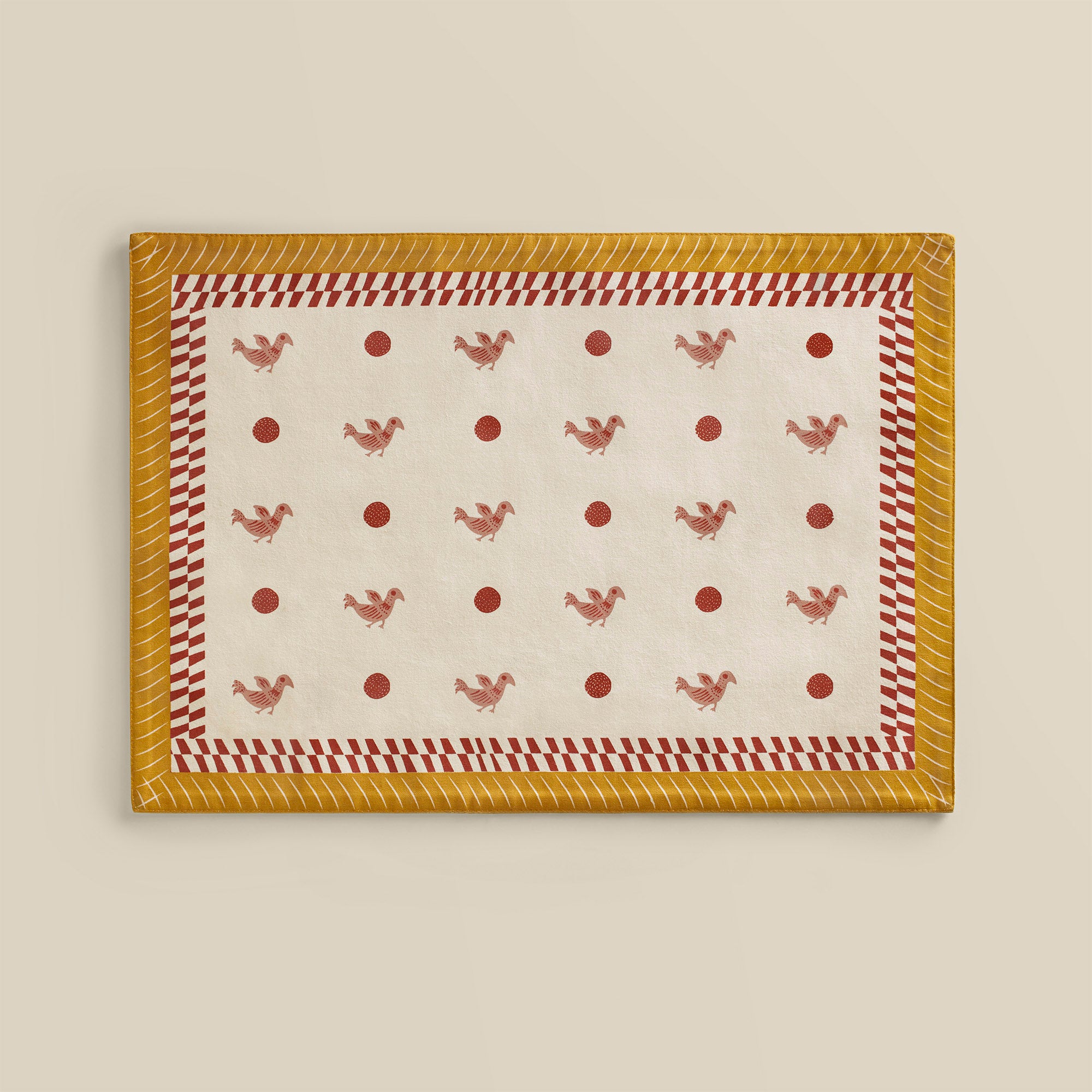 Dotty Bird Placemat (Set of 6)