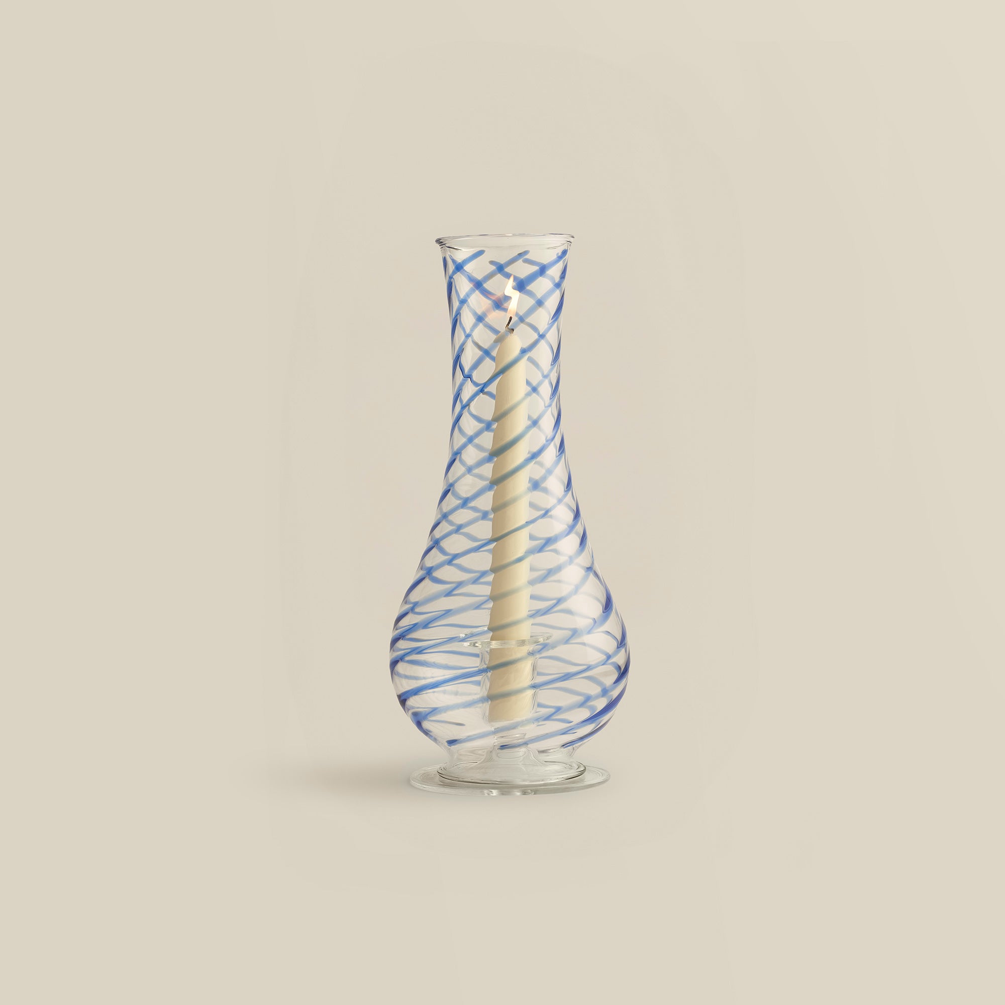 Swirly Hurricane Candle Holder