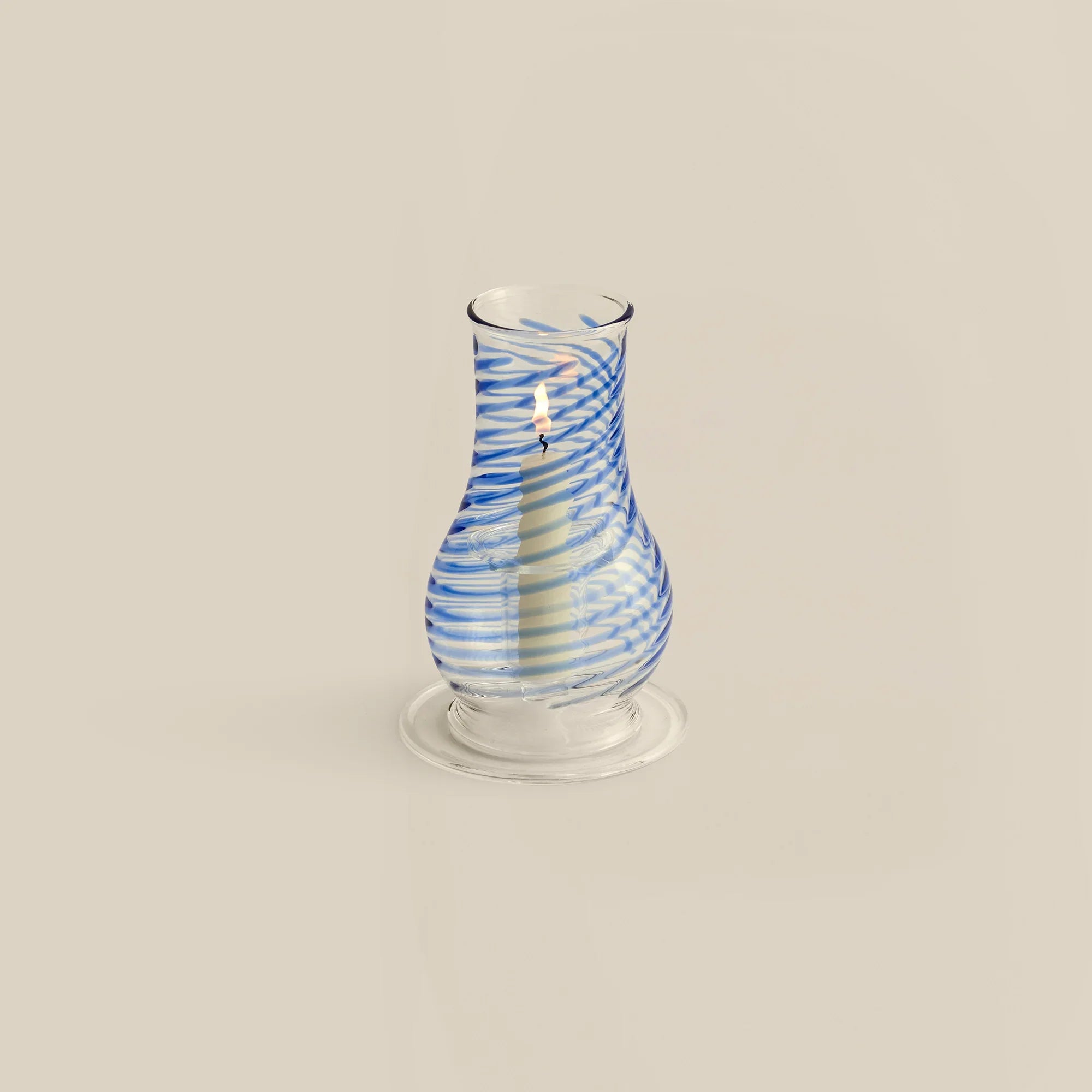 Swirly Hurricane Candle Holder